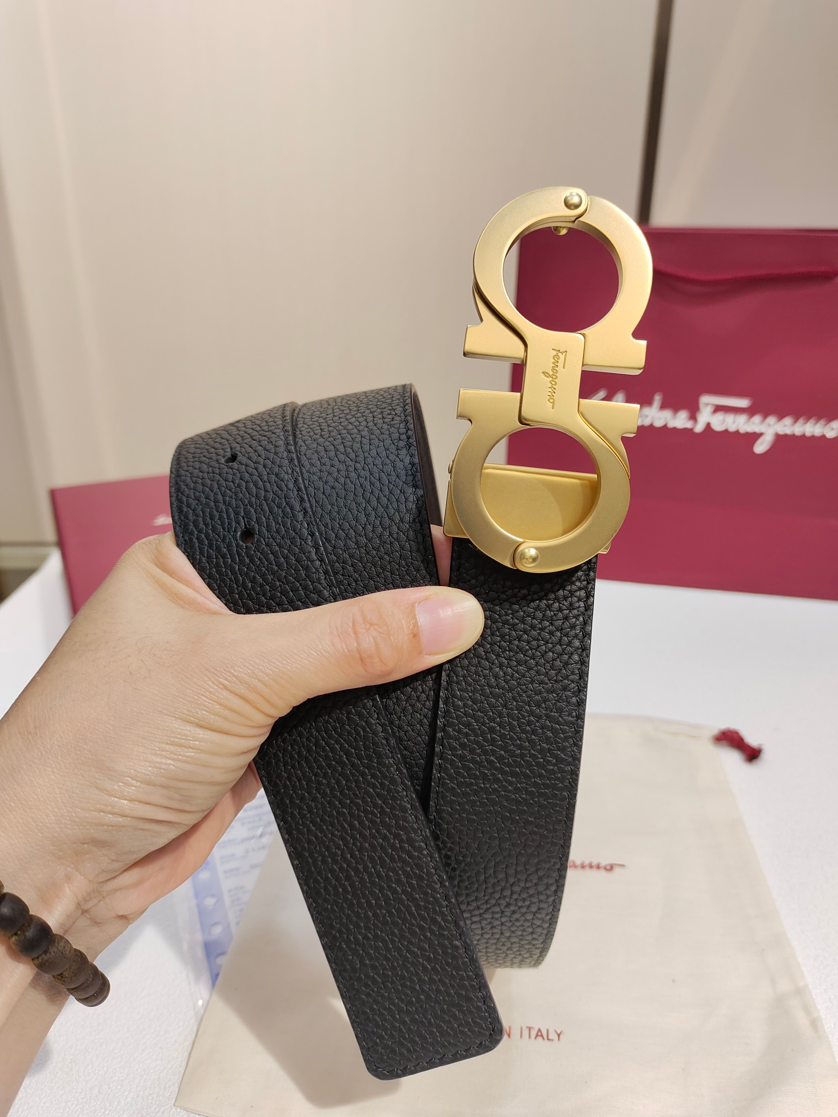 Ferragamo菲拉格慕双面进口牛皮搭配精品铜扣️自行选择搭配真材实料有质感时尚经典不失风范长短可自行