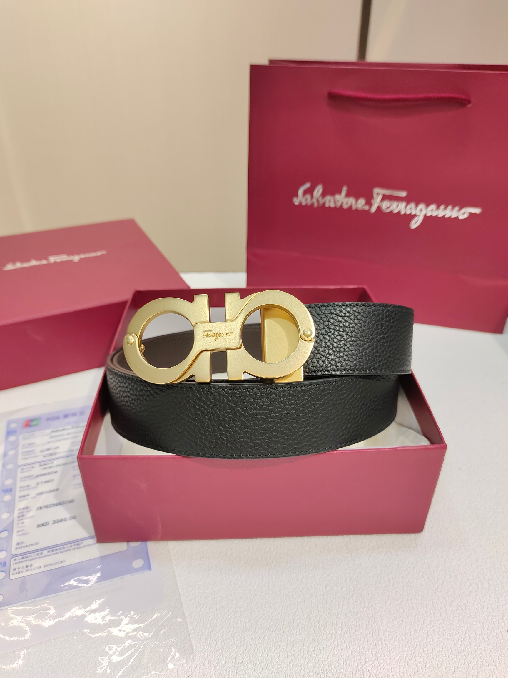 Ferragamo菲拉格慕双面进口牛皮搭配精品铜扣️自行选择搭配真材实料有质感时尚经典不失风范长短可自行