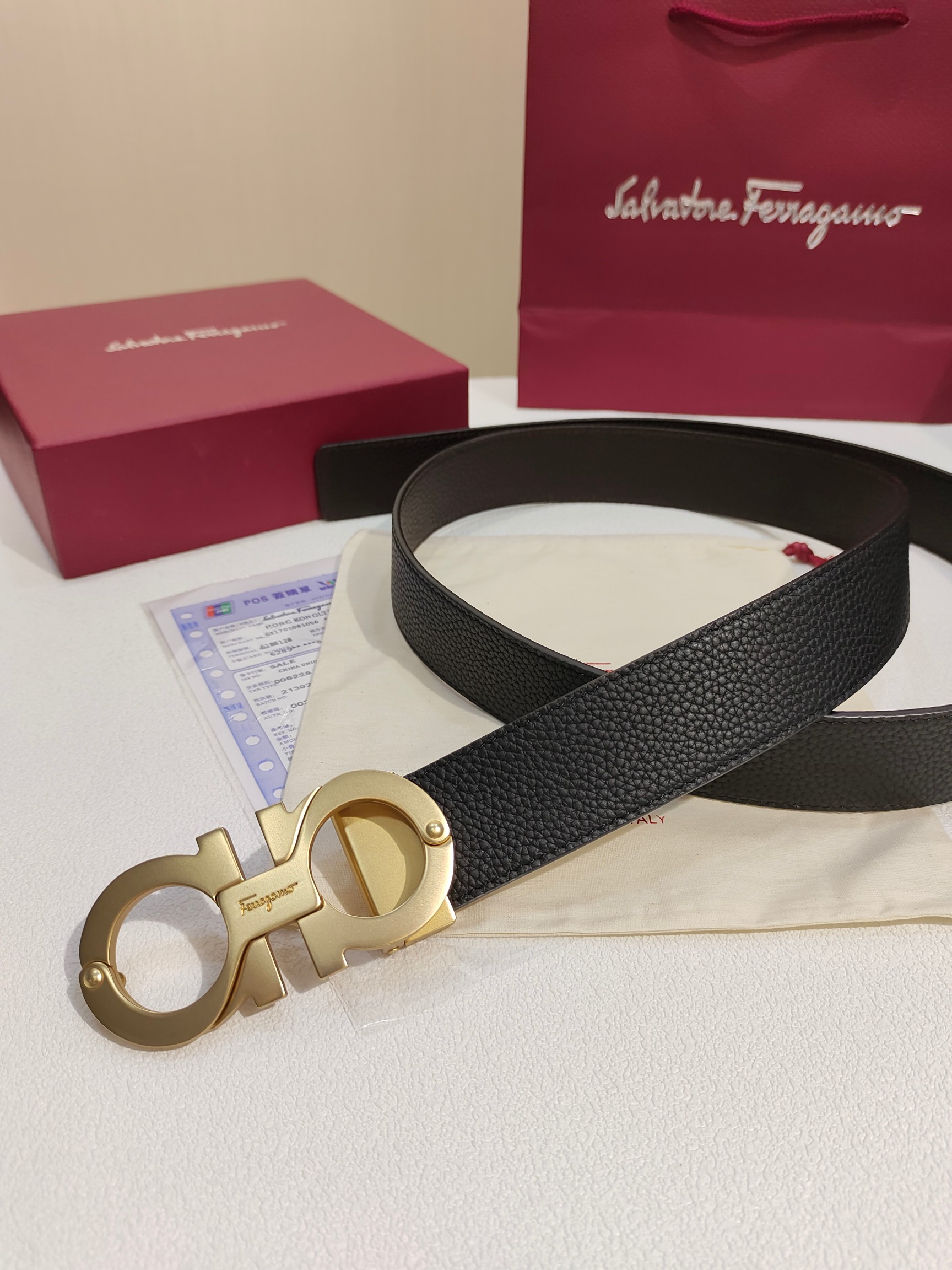 Ferragamo菲拉格慕双面进口牛皮搭配精品铜扣️自行选择搭配真材实料有质感时尚经典不失风范长短可自行