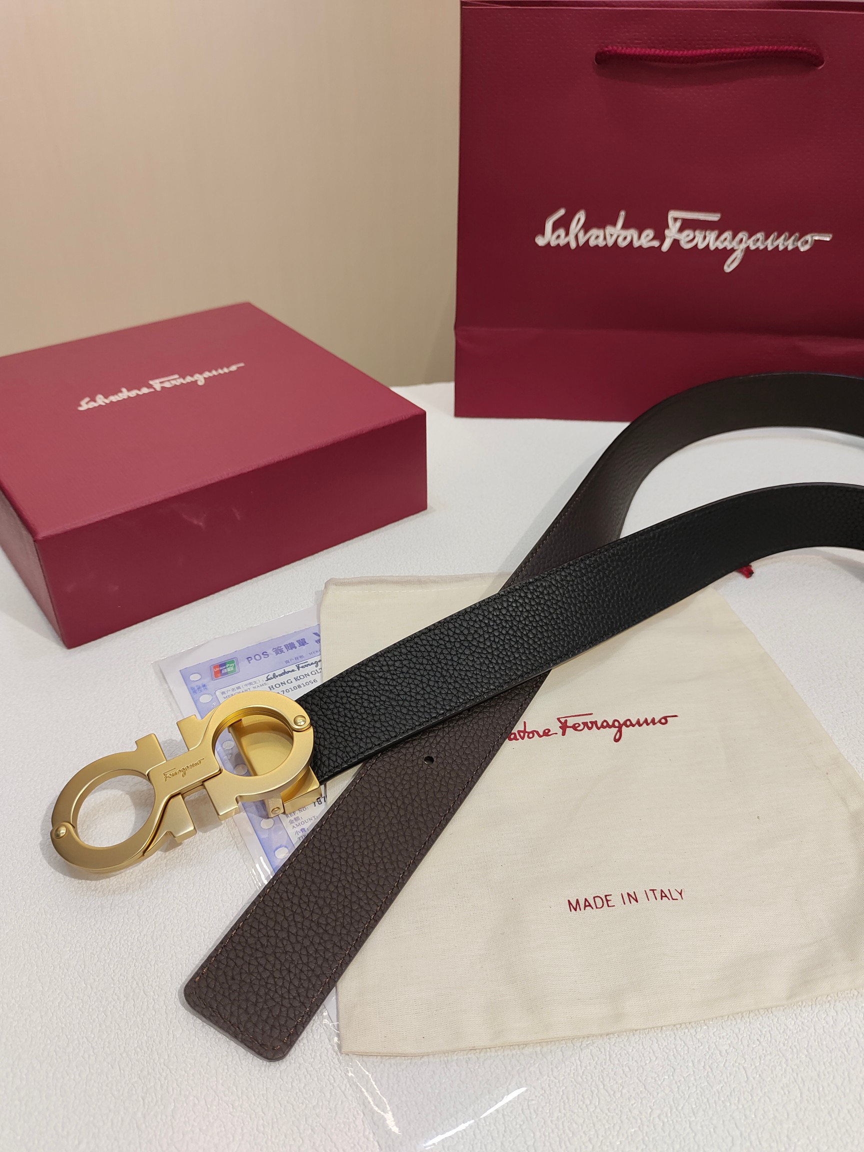 Ferragamo菲拉格慕双面进口牛皮搭配精品铜扣️自行选择搭配真材实料有质感时尚经典不失风范长短可自行