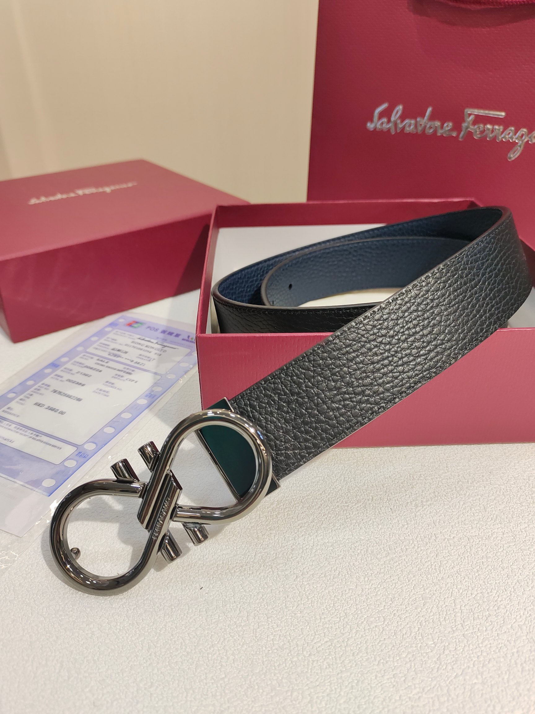 Ferragamo菲拉格慕双面进口牛皮搭配精品铜扣️自行选择搭配真材实料有质感时尚经典不失风范长短可自行