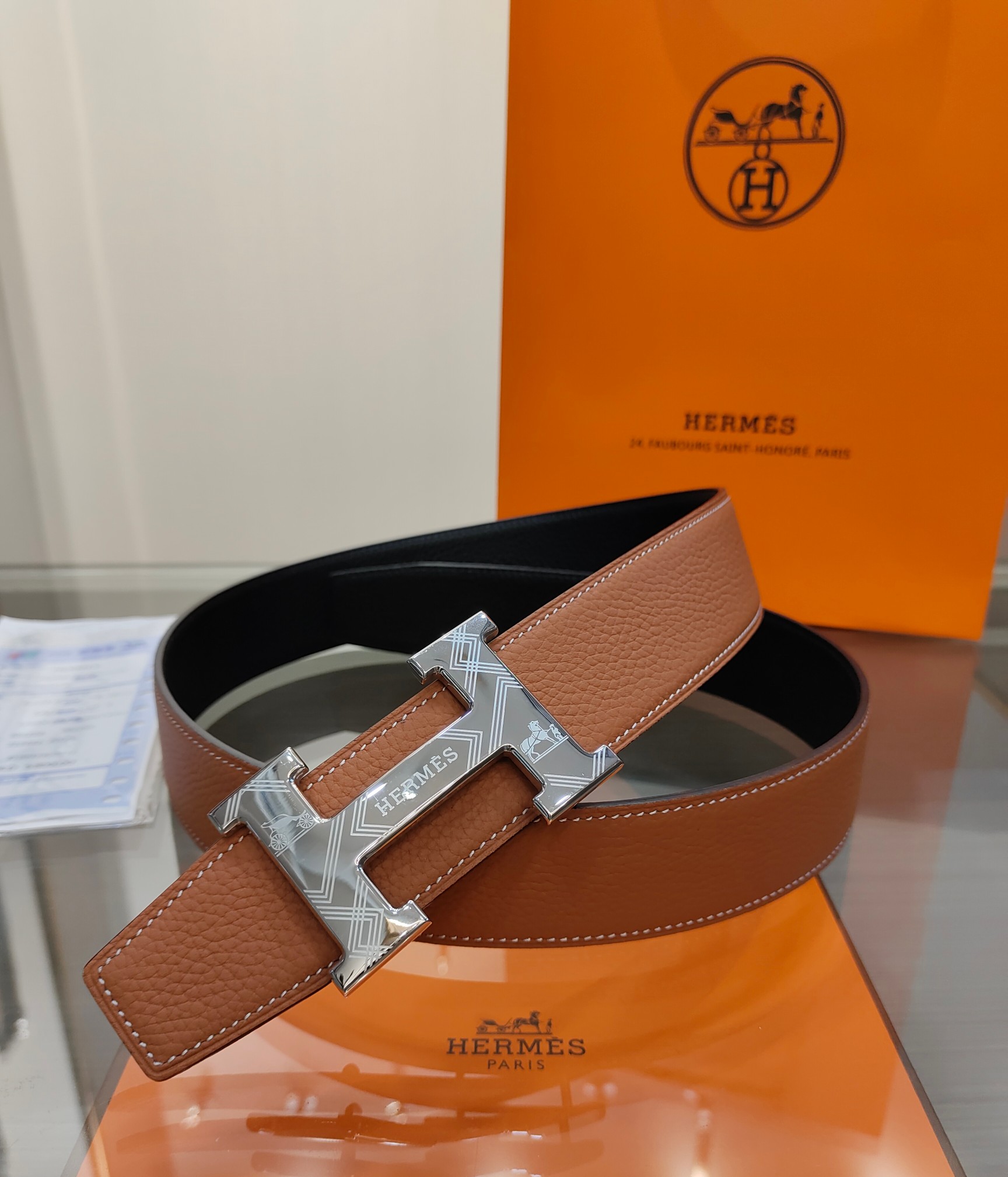Hermes 38mm Uomo Cintura