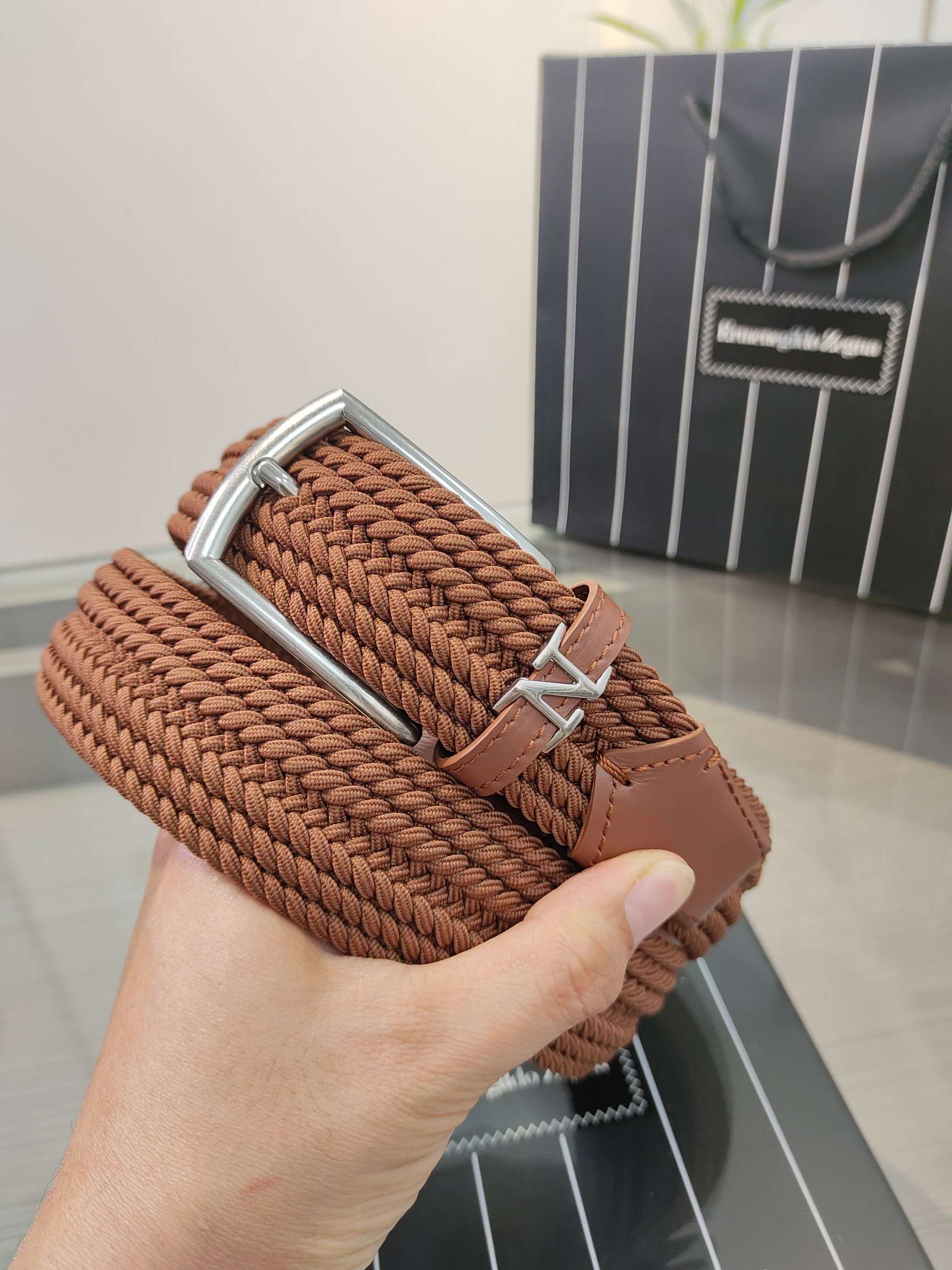 제냐 벨트 59257 Zegna Belt 이미지 4