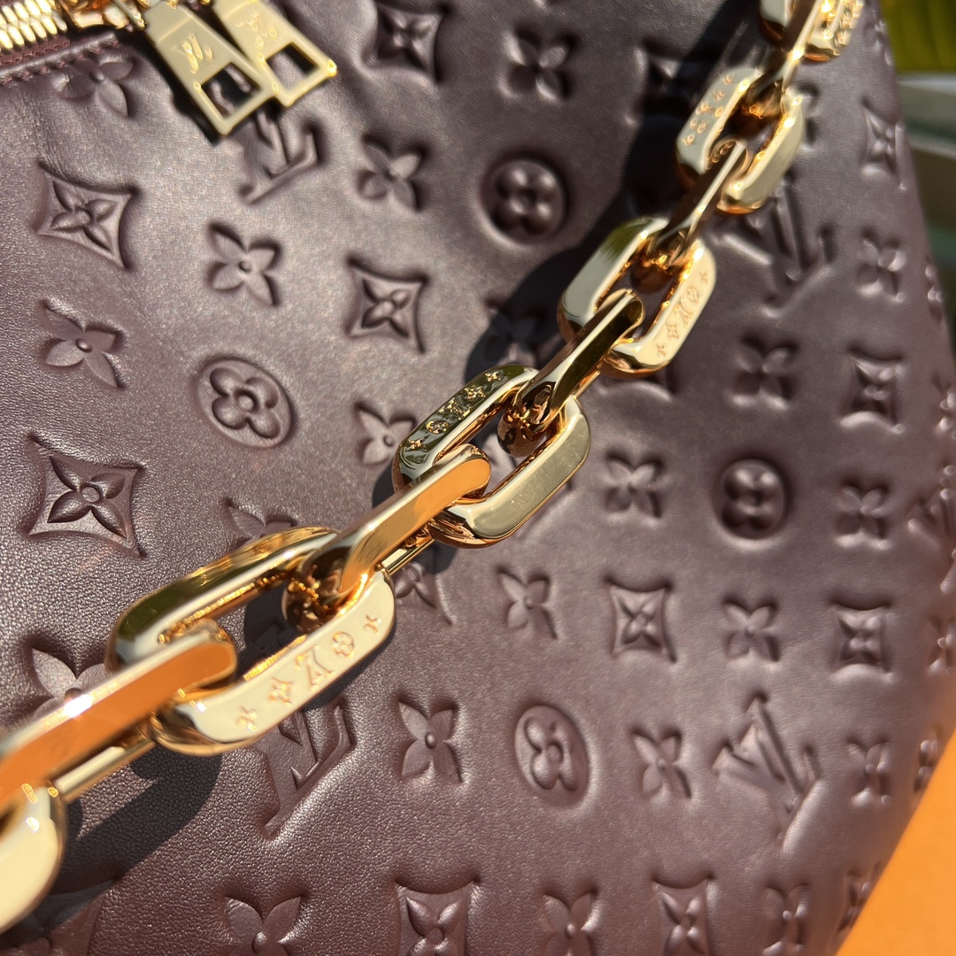 非市场普通货 进口皮料半钢五金 m12072尺寸:38×33×10cmLV渠道资源特供Coussin H