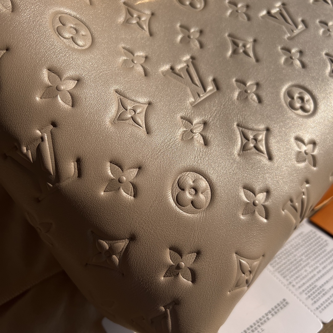 非市场普通货 进口皮料半钢五金 m12071尺寸:38×33×10cmLV渠道资源特供Coussin H