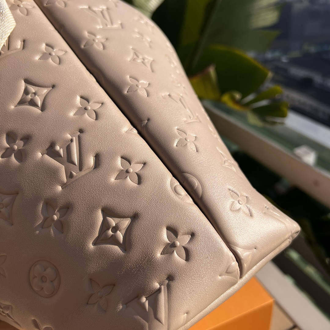 非市场普通货 进口皮料半钢五金 m12071尺寸:38×33×10cmLV渠道资源特供Coussin H