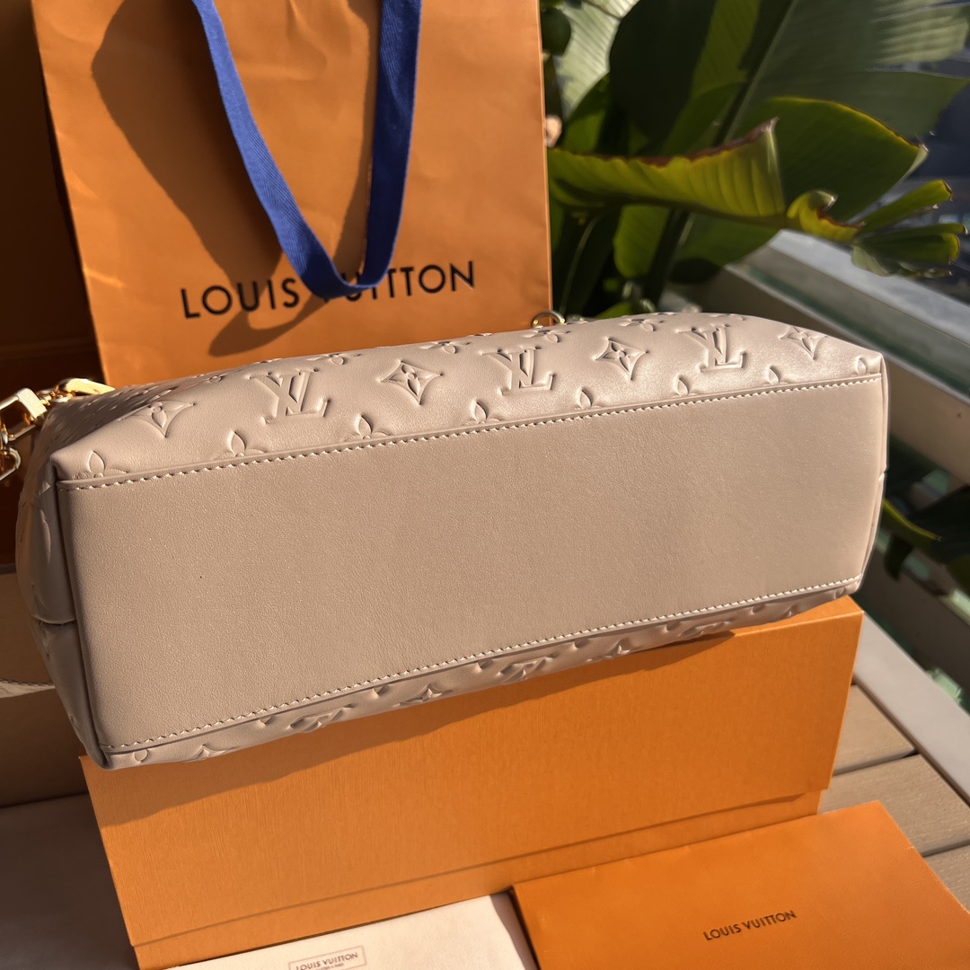 非市场普通货 进口皮料半钢五金 m12071尺寸:38×33×10cmLV渠道资源特供Coussin H