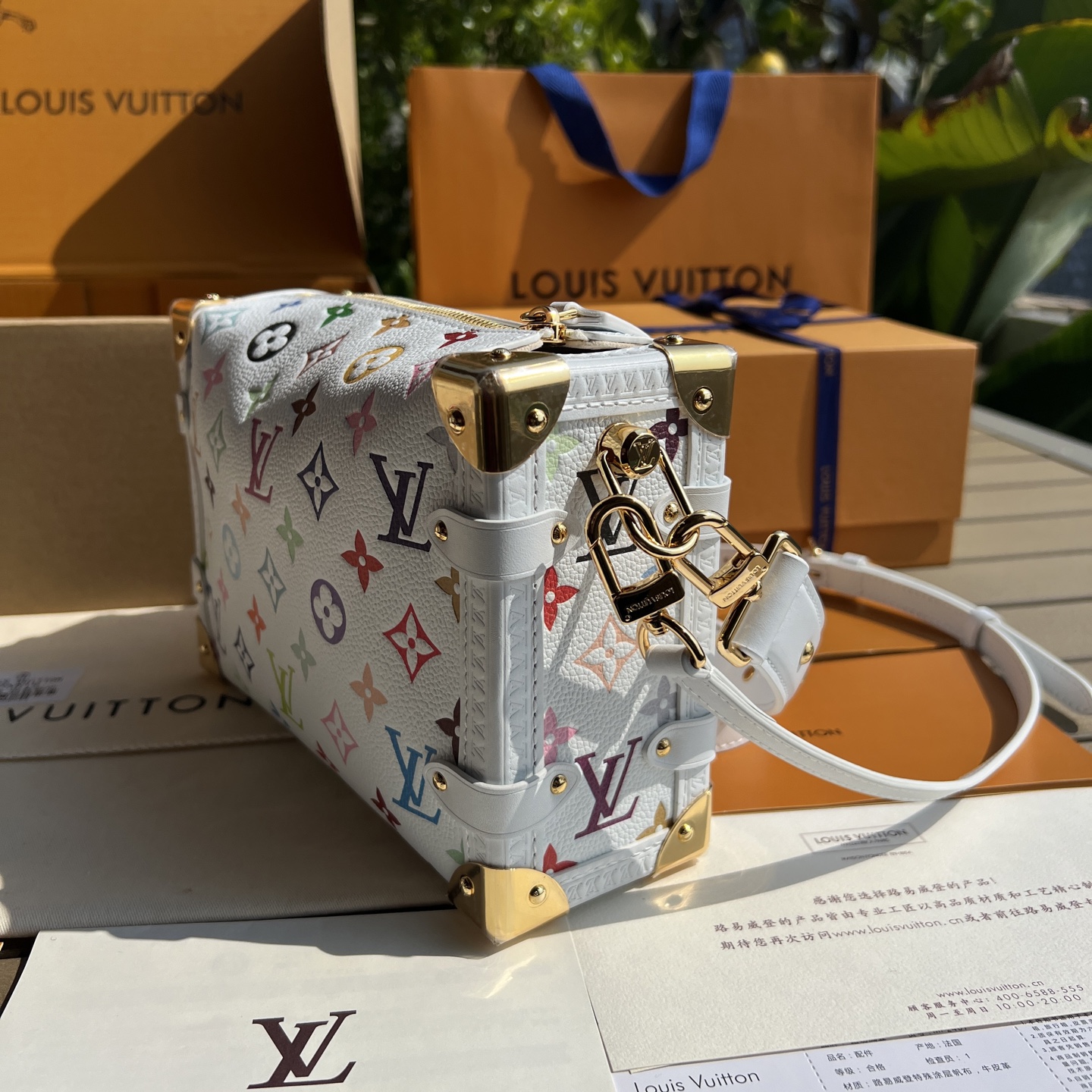 🌼 m14046尺寸:23.5×16×8.5cmLV海外渠道资源特供盒子包❗️ LV X TM SIDE