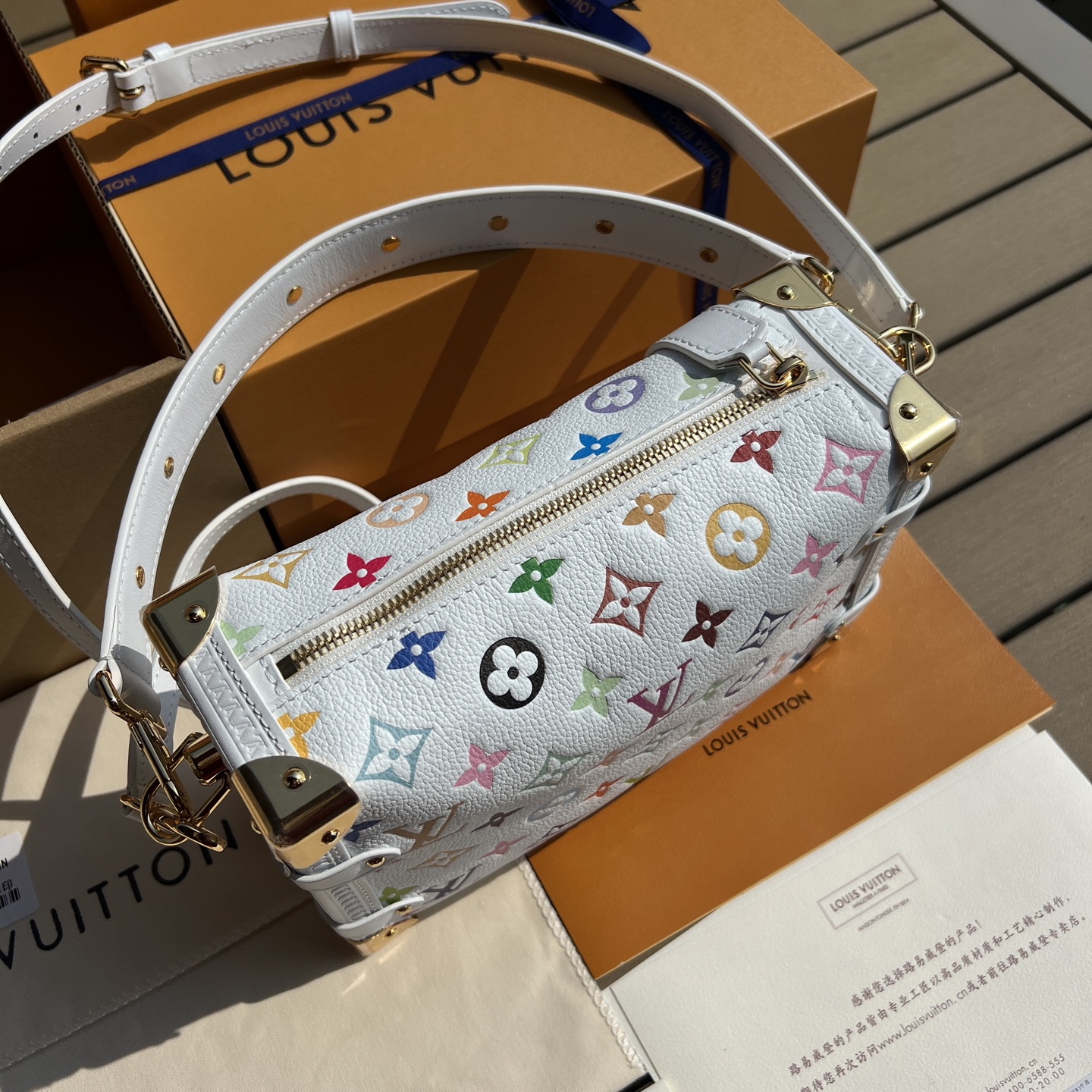 🌼 m14046尺寸:23.5×16×8.5cmLV海外渠道资源特供盒子包❗️ LV X TM SIDE