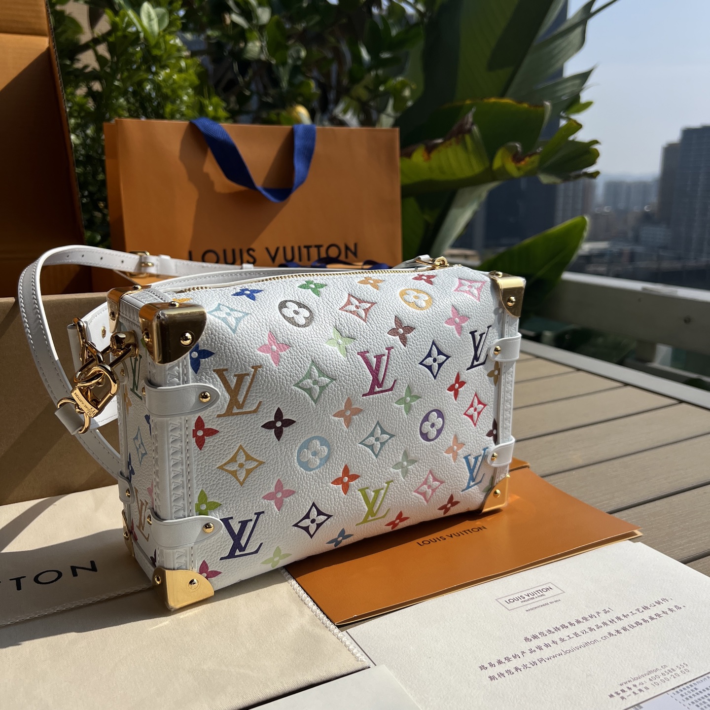 🌼 m14046尺寸:23.5×16×8.5cmLV海外渠道资源特供盒子包❗️ LV X TM SIDE