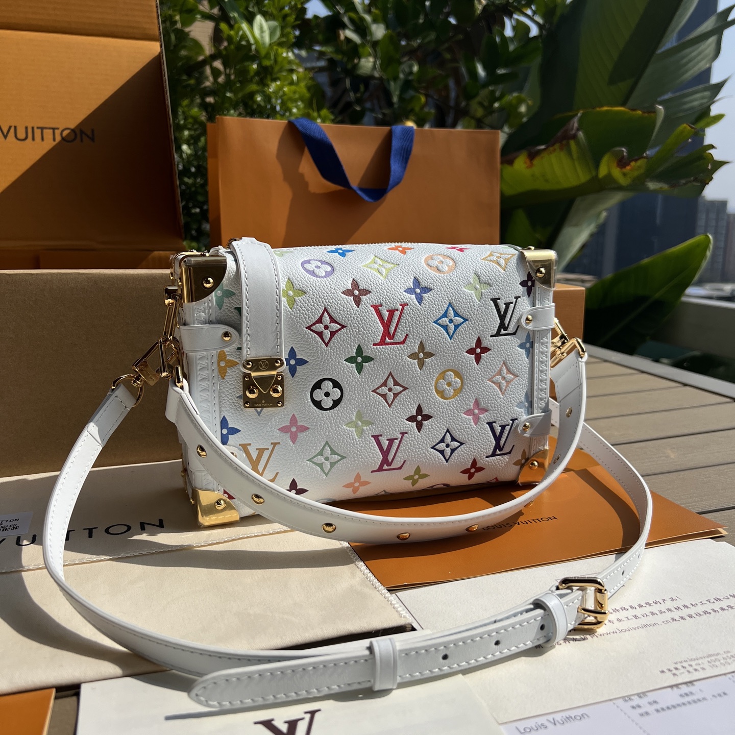 🌼 m14046尺寸:23.5×16×8.5cmLV海外渠道资源特供盒子包❗️ LV X TM SIDE