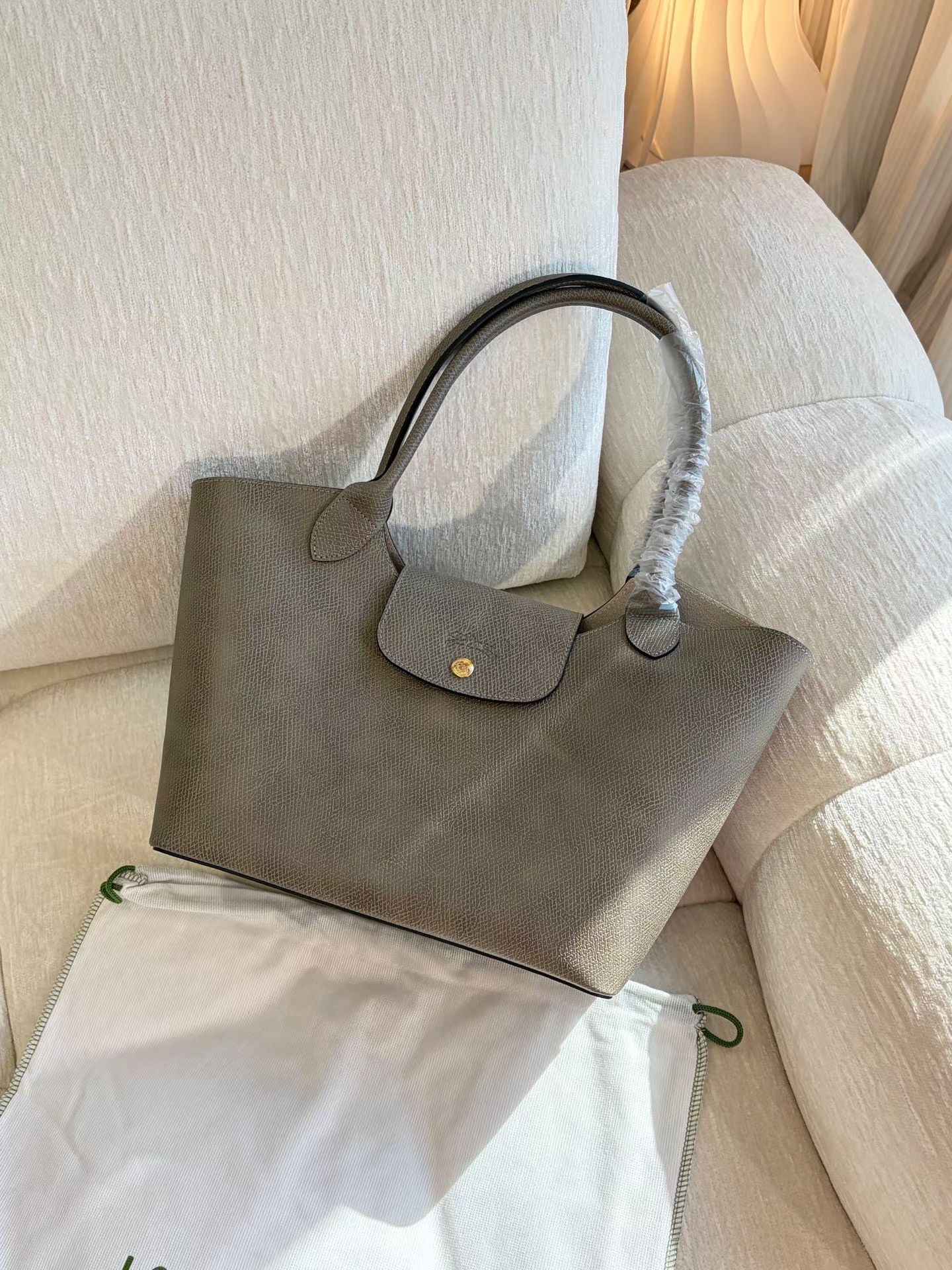 Longchamp Turtle dove gray