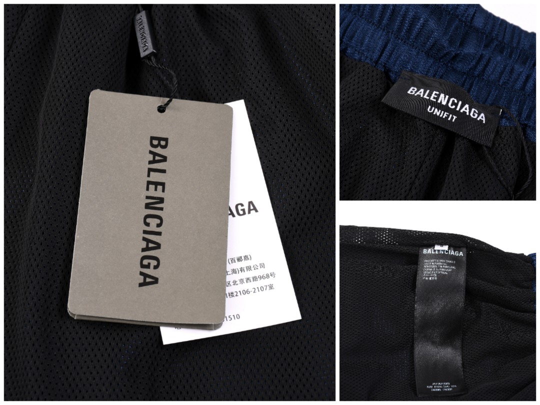 Balenciaga Sports Series Blueball Shorts Top Edition Summary: Balenciaga Sports Series Blueball Shorts, top edition with comfortable polyester material and unique design. - 图片 7