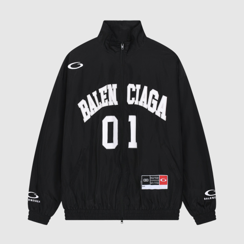 Balenciaga Veste de Sport Basketball Noire pour Homme et Femme 1 Balenciaga Veste de Sport Basketball Noire pour Homme et Femme