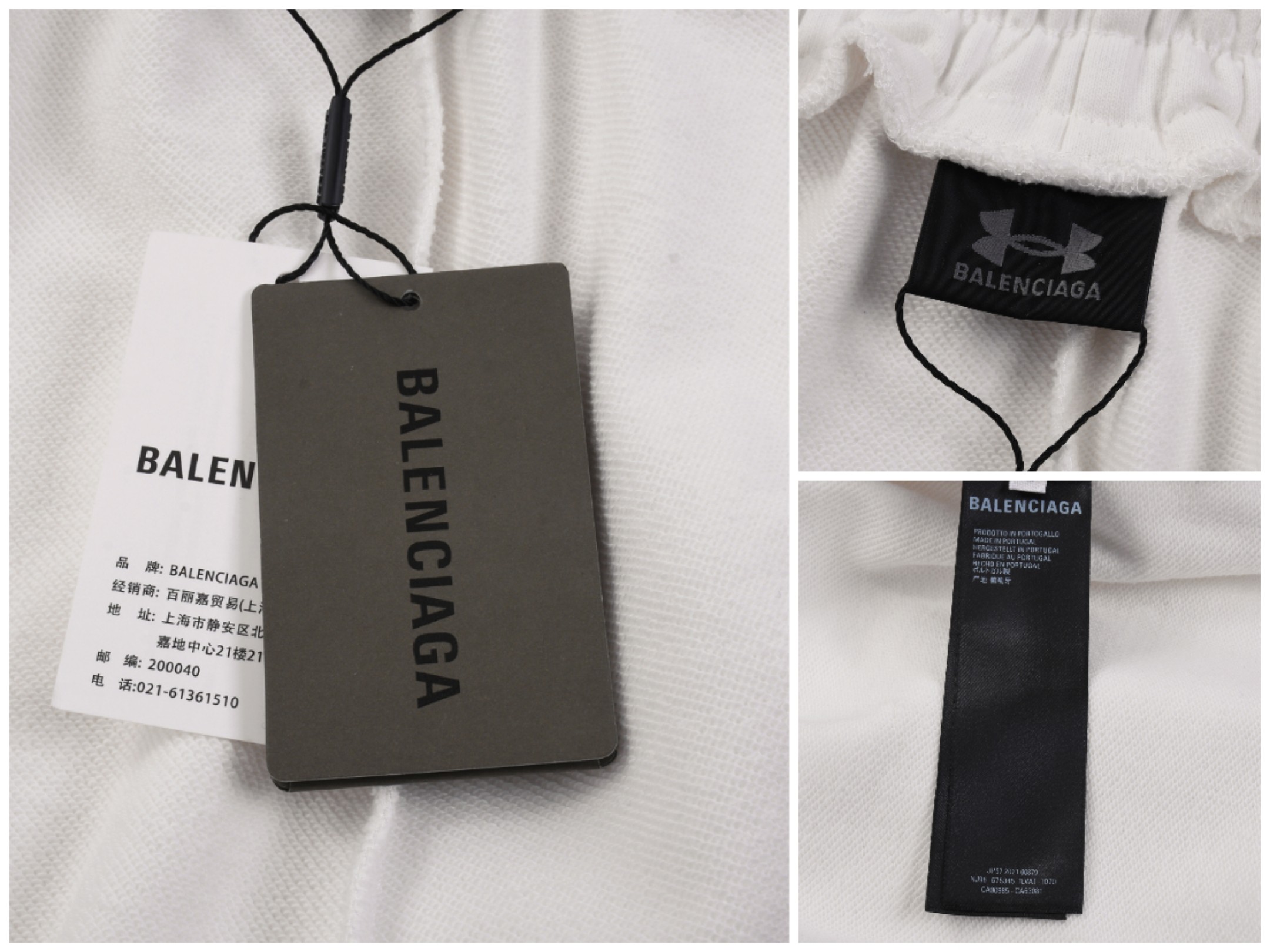 Balenciaga Top Edition Cotton Sports Shorts with Bond Armour Embroidery – XS to L - 图片 8