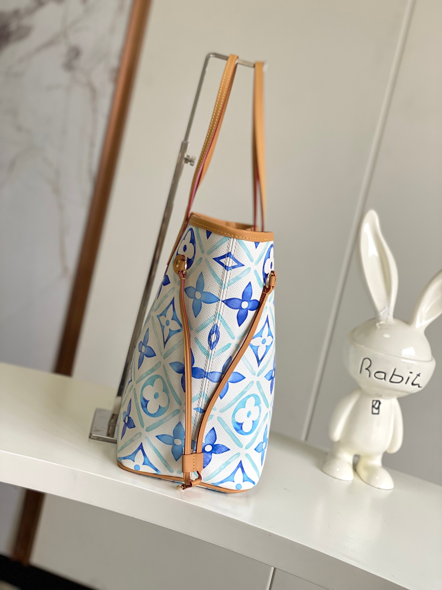 【海原外单 独实家拍 动态芯片】M11263蓝色 M25317粉色 Neverfull 中号手袋选用 M