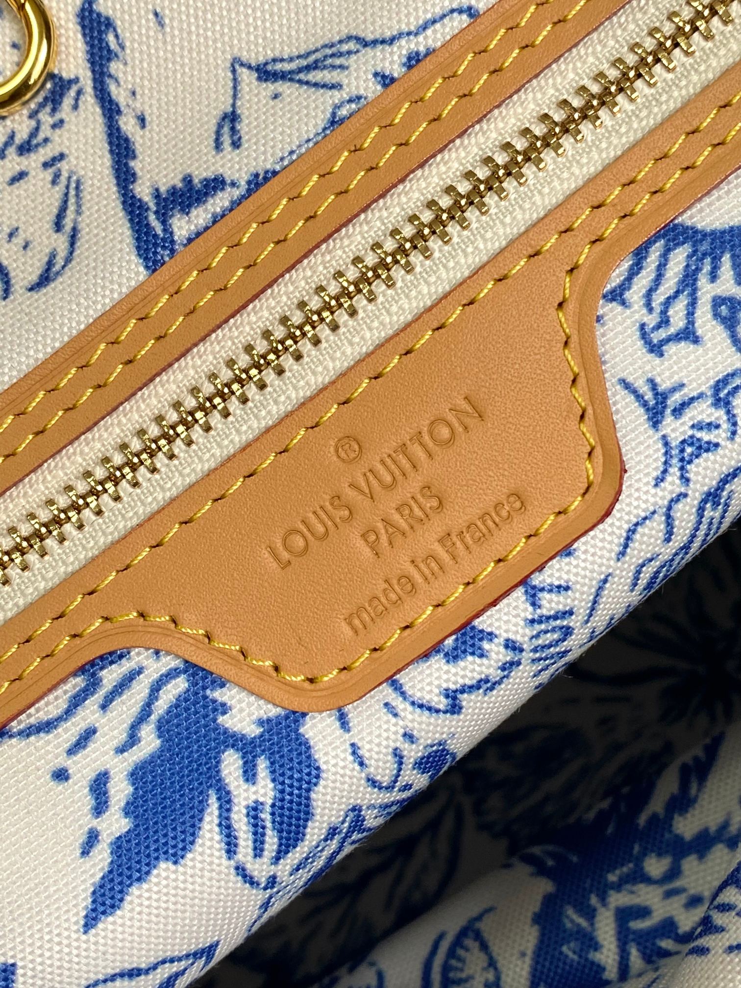 【海原外单 独实家拍 动态芯片】M11263蓝色 M25317粉色 Neverfull 中号手袋选用 M