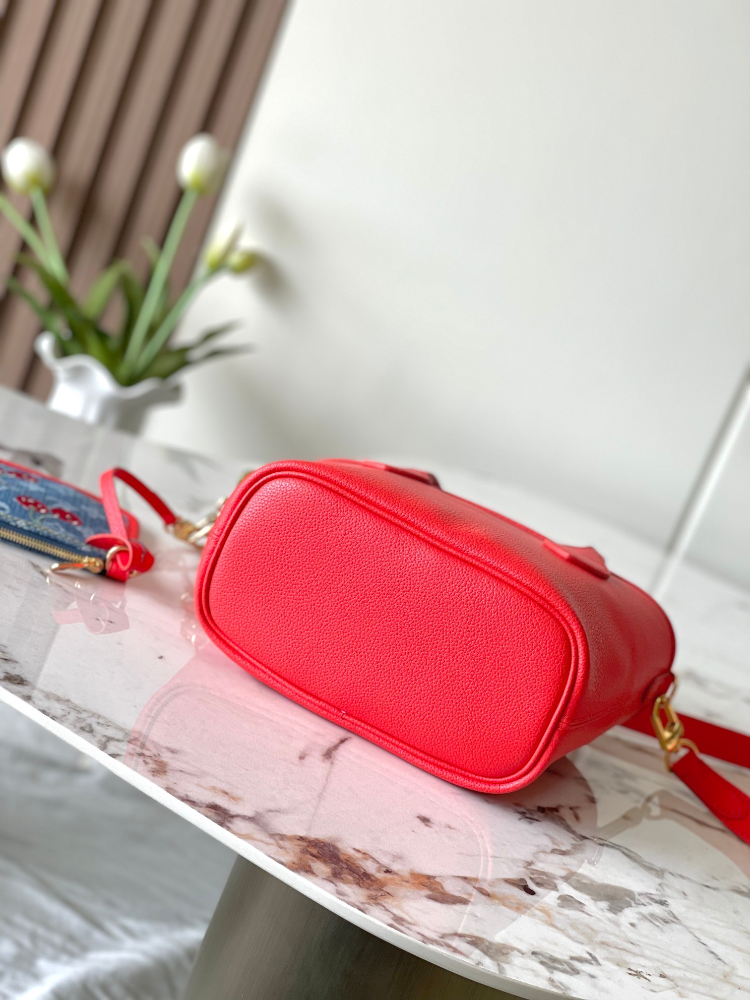 M14997牛仔蓝 樱桃🍒顶级原单加强版半钢五金163c01本款 Neverfull Inside O