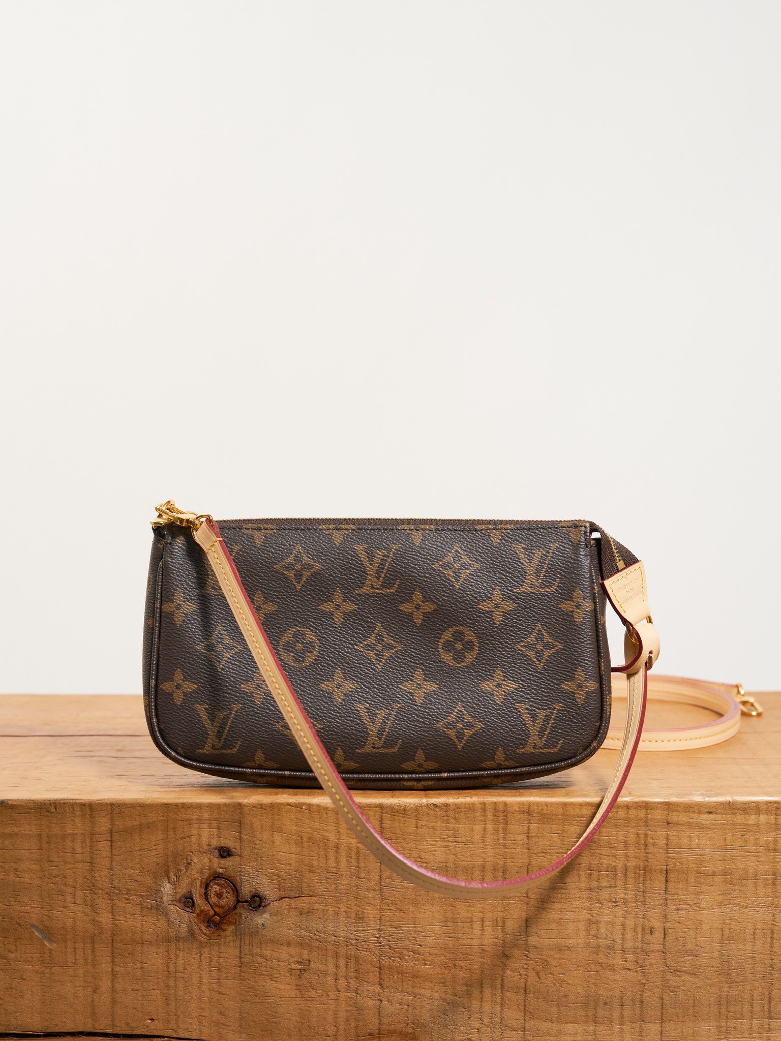 Producto huérfano totalmente de acero P450P, auténtico bolso Pochette Accessoires mahjong Transcodificación de chip din…