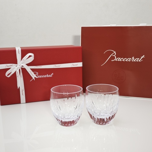 Baccarat Massena Crystal Tumblers Set of 2, Perfect for Cocktails and Spirits
