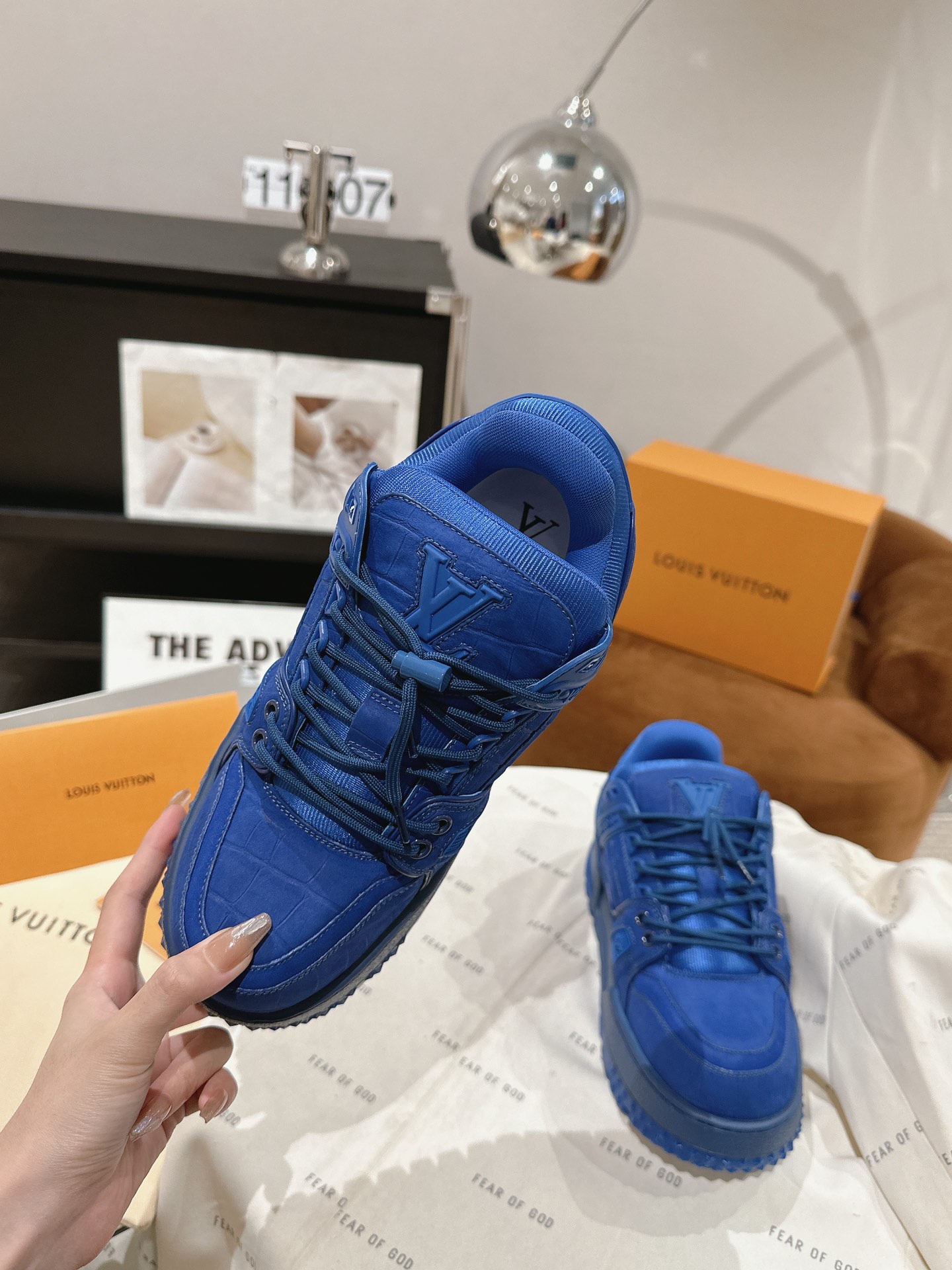 Louis Vuitton 胖版升级 全牛皮情侣装 LV 2023新款Trainer