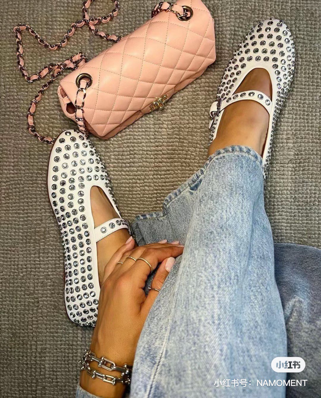 NO:616624,Upper foot effect, ballet shoes19860909上脚效果,芭蕾舞鞋,Women's Shoes