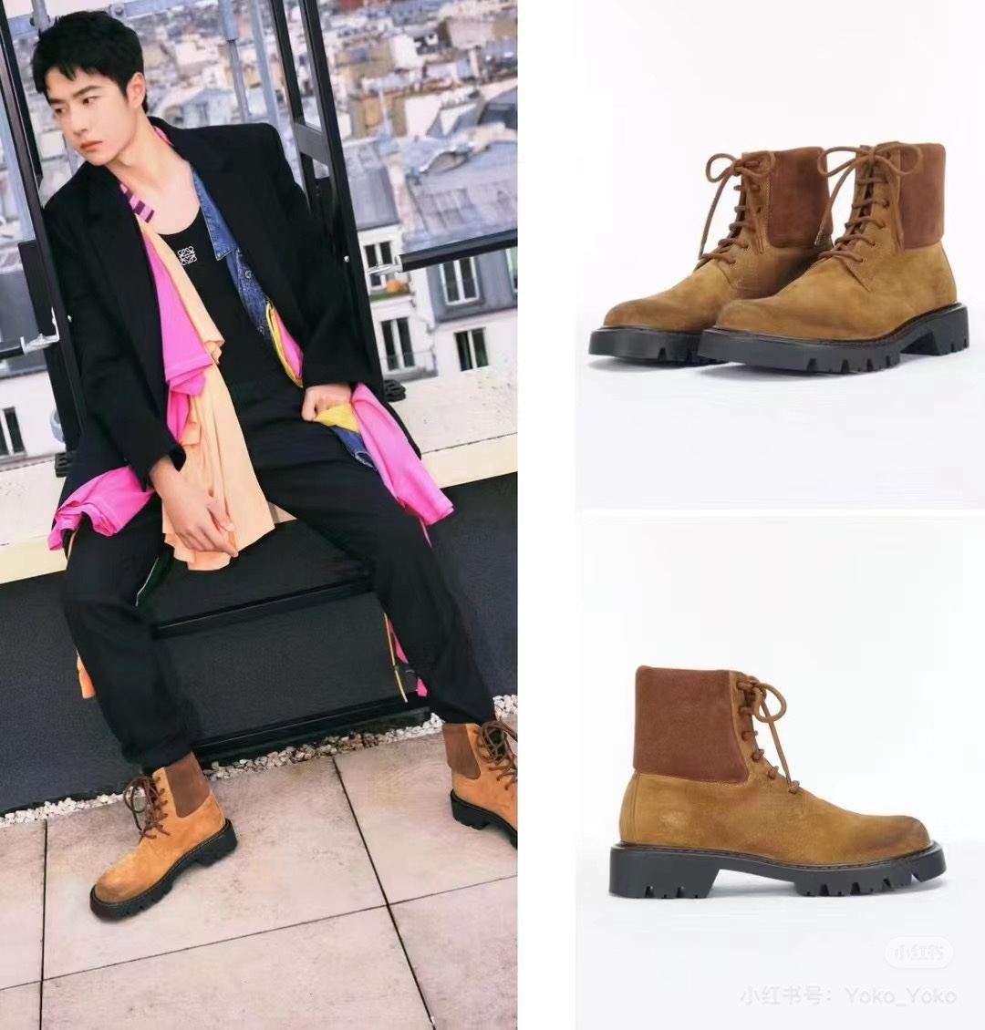 NO:496227,Wang Yibo's same style, boots, boots19860909王一博同款,靴子,boots,Women's Shoes