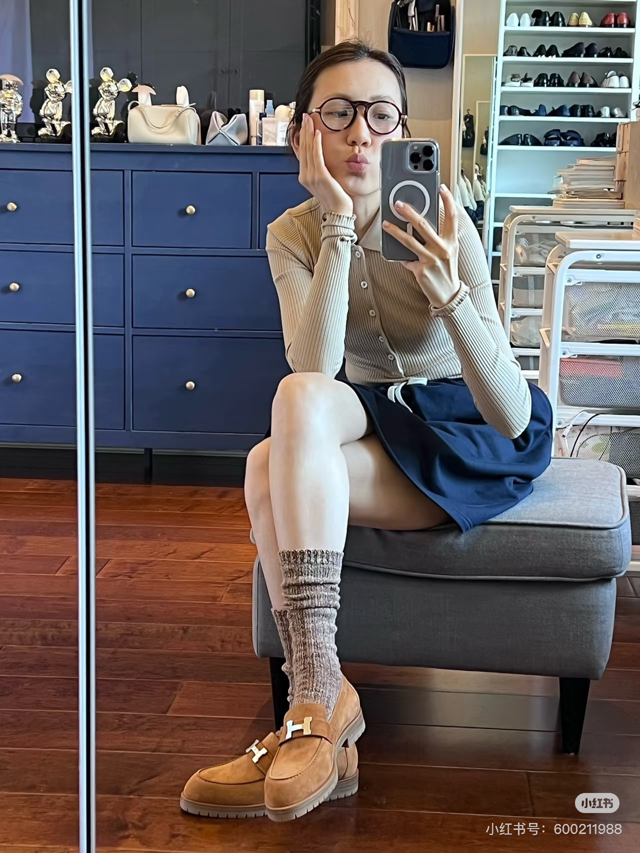 NO:476144,Street photography show, loafers, loafers19860909街拍秀,乐福鞋,loafers,Women's Shoes