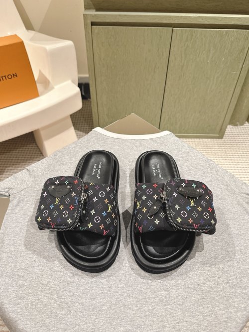 Louis Vuitton Multicolor Monogram Pocket Sandals | Stylish & Functional 1 Louis Vuitton Multicolor Monogram Pocket Sandals | Stylish & Functional