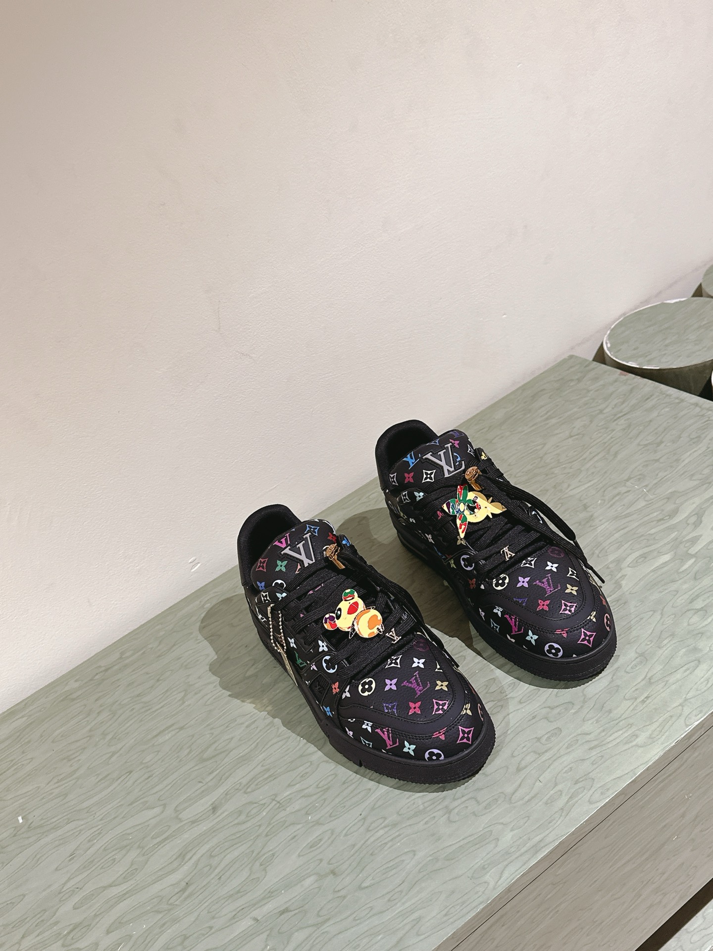Louis Vuitton LV代购级板鞋新色 供应 驴家全系列 LVTrainer PVC 运动鞋