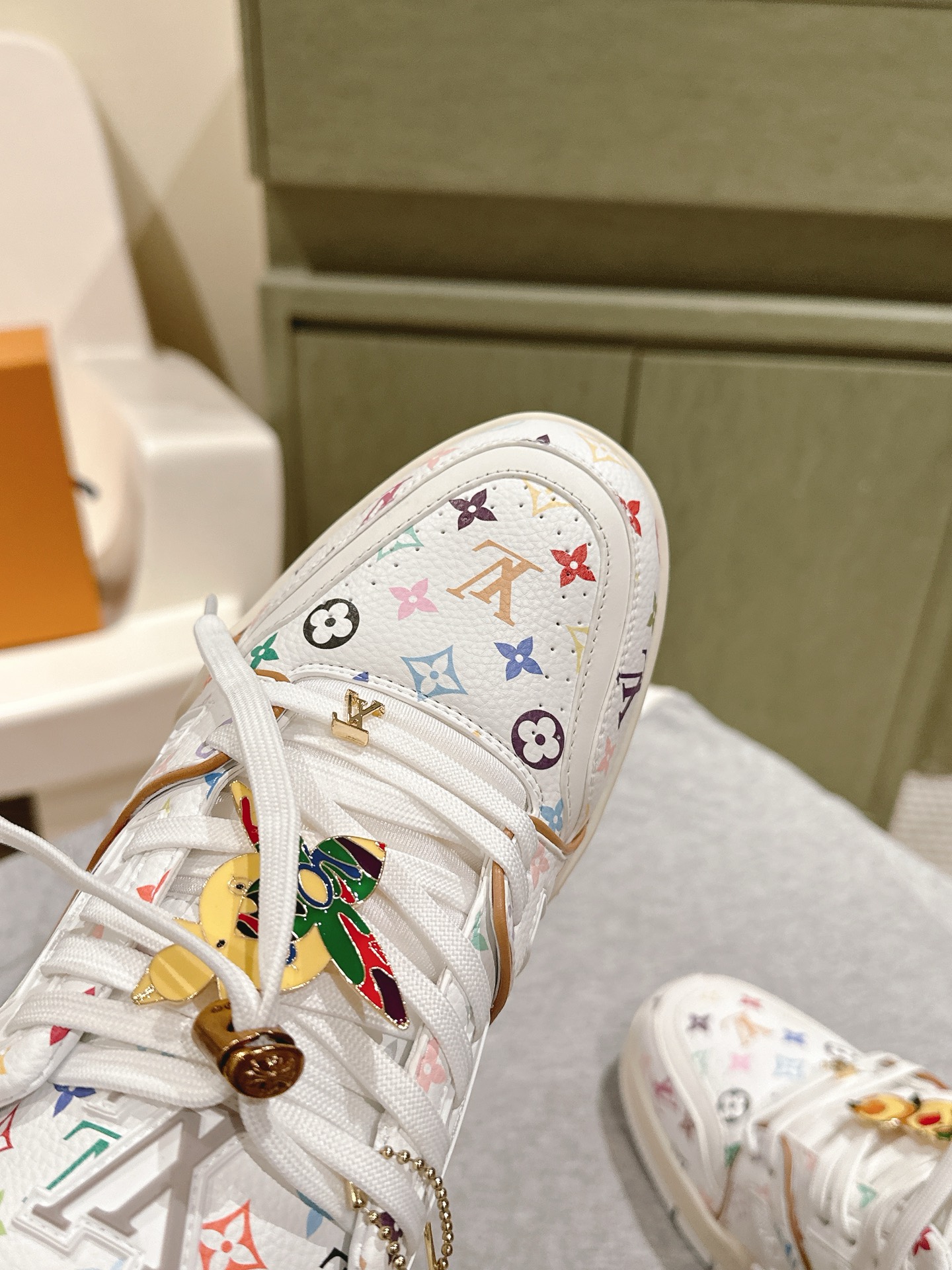 Louis Vuitton LV代购级板鞋新色 供应 驴家全系列 LVTrainer PVC 运动鞋