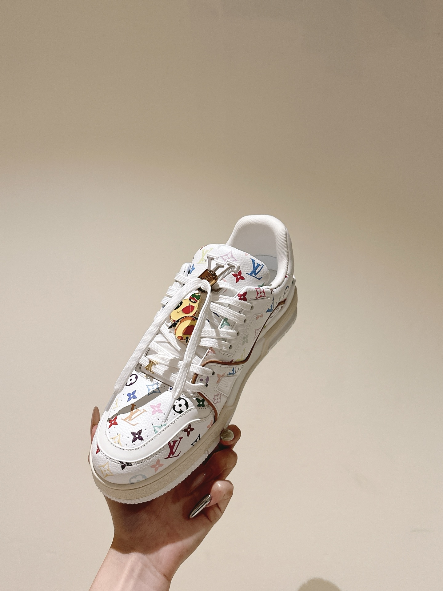 Louis Vuitton LV代购级板鞋新色 供应 驴家全系列 LVTrainer PVC 运动鞋