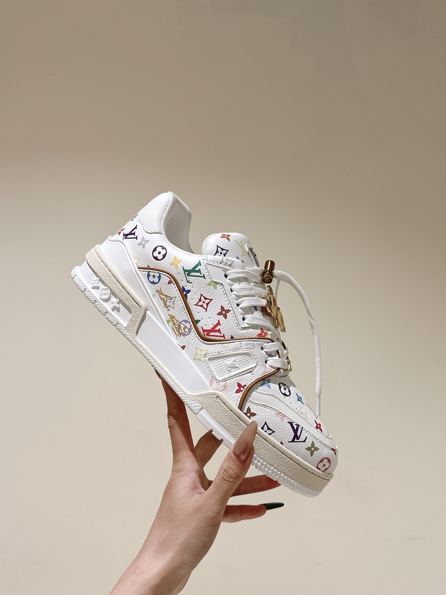 Louis Vuitton LV代购级板鞋新色 供应 驴家全系列 LVTrainer PVC 运动鞋