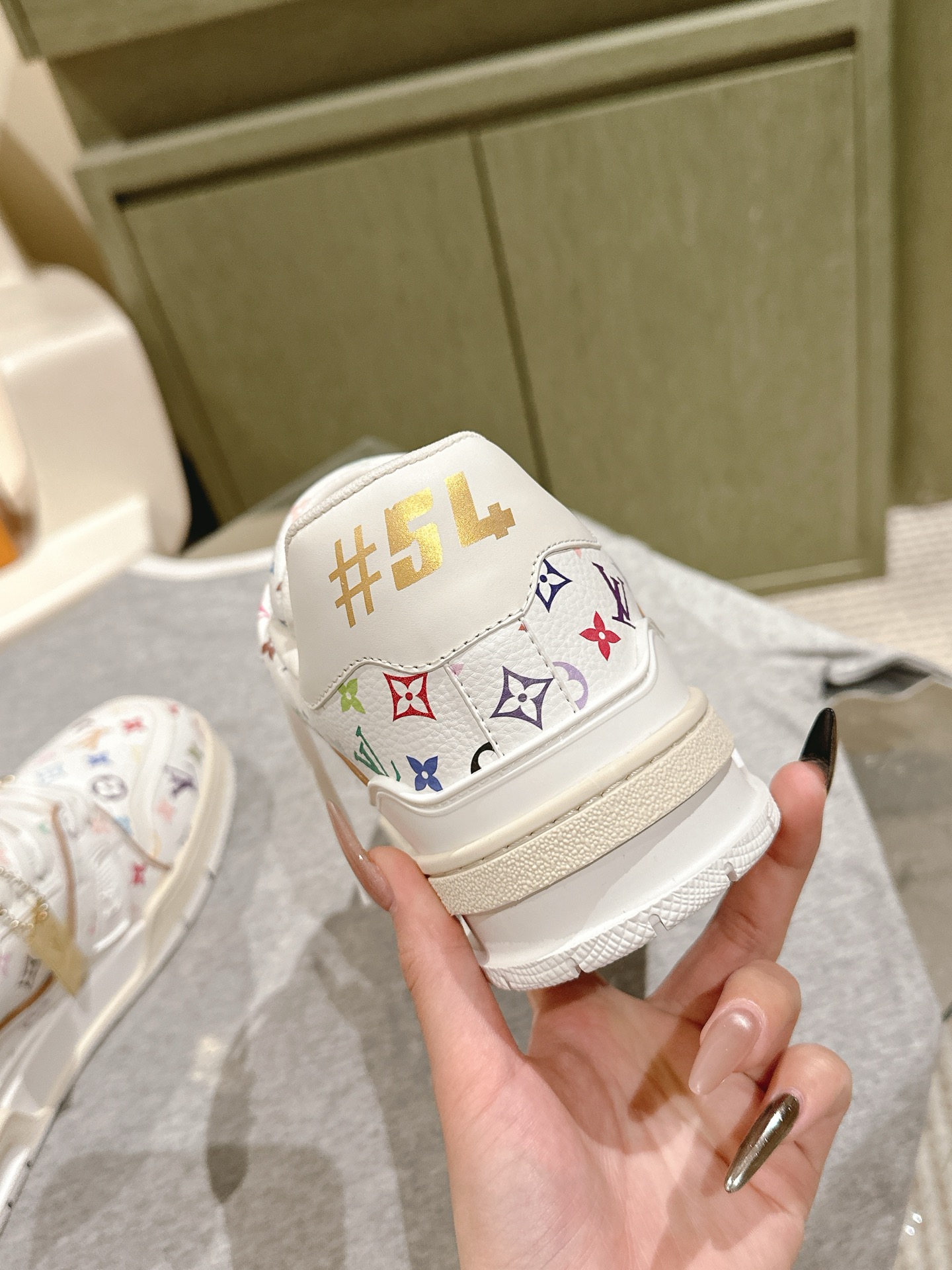 Louis Vuitton LV代购级板鞋新色 供应 驴家全系列 LVTrainer PVC 运动鞋