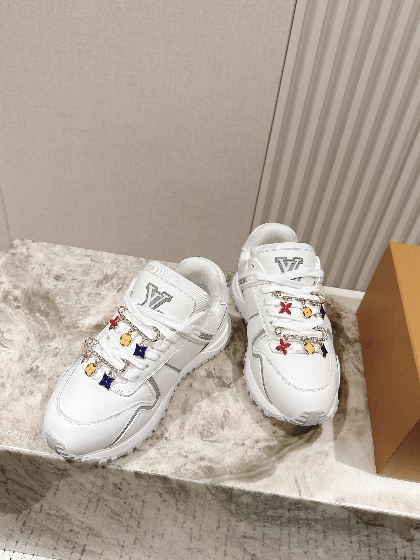 Louis Vuitton LV代购级胖墩墩板鞋新色 供应 驴家全系列 LVTrainer PVC 运动鞋