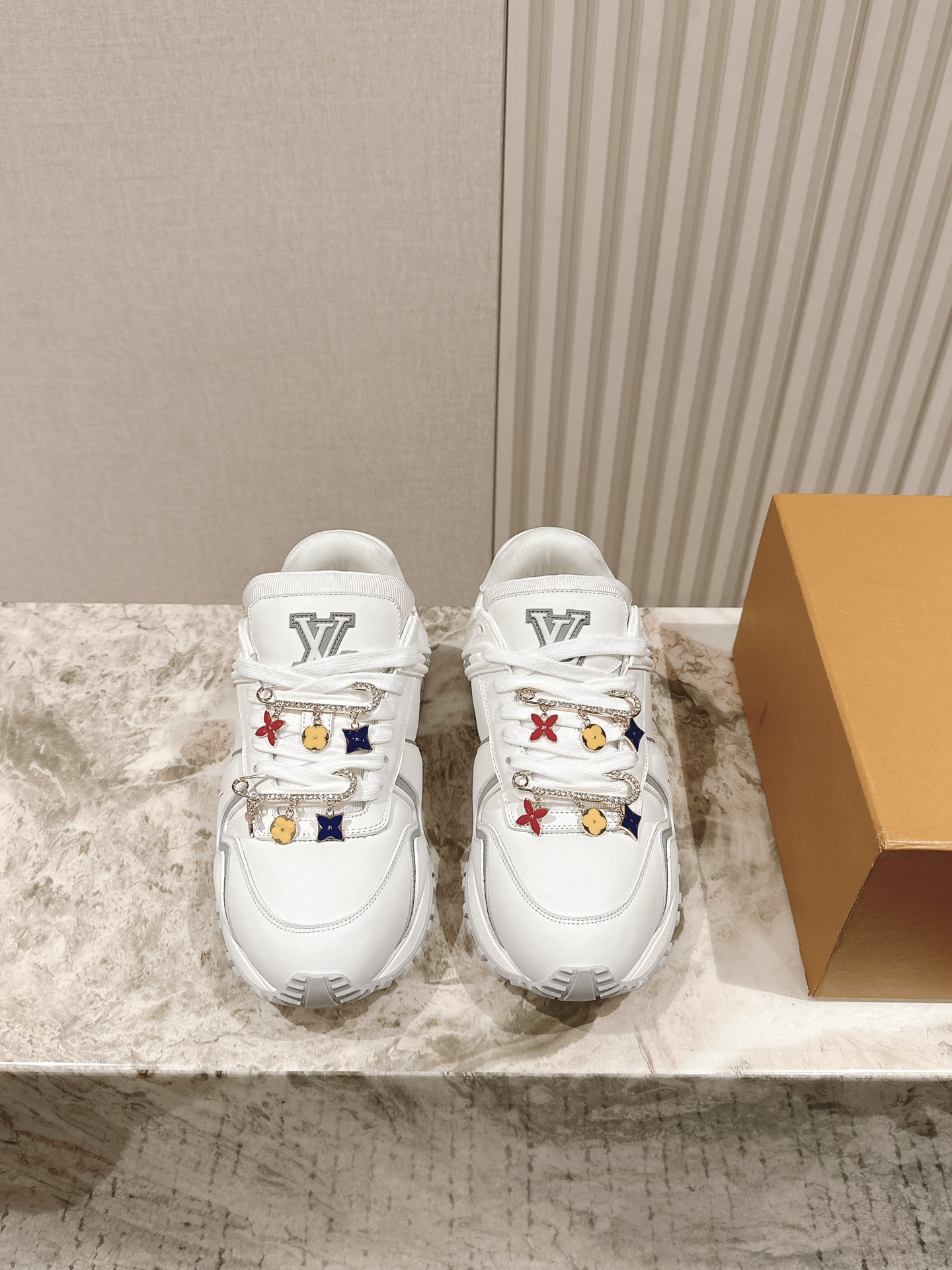 Louis Vuitton LV代购级胖墩墩板鞋新色 供应 驴家全系列 LVTrainer PVC 运动鞋