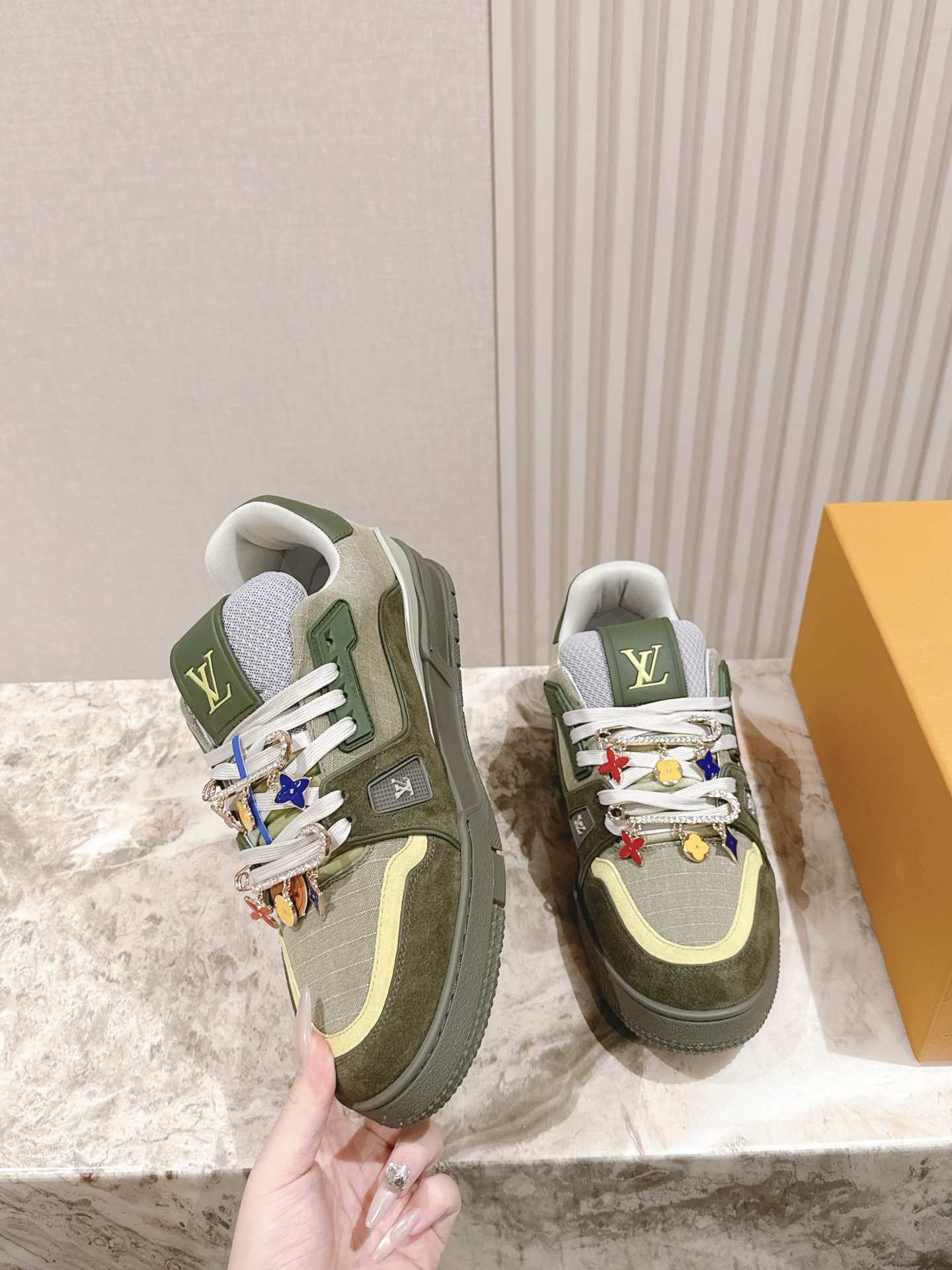 Louis Vuitton LV代购级新色 供应 驴家全系列 LVTrainer PVC 运动鞋