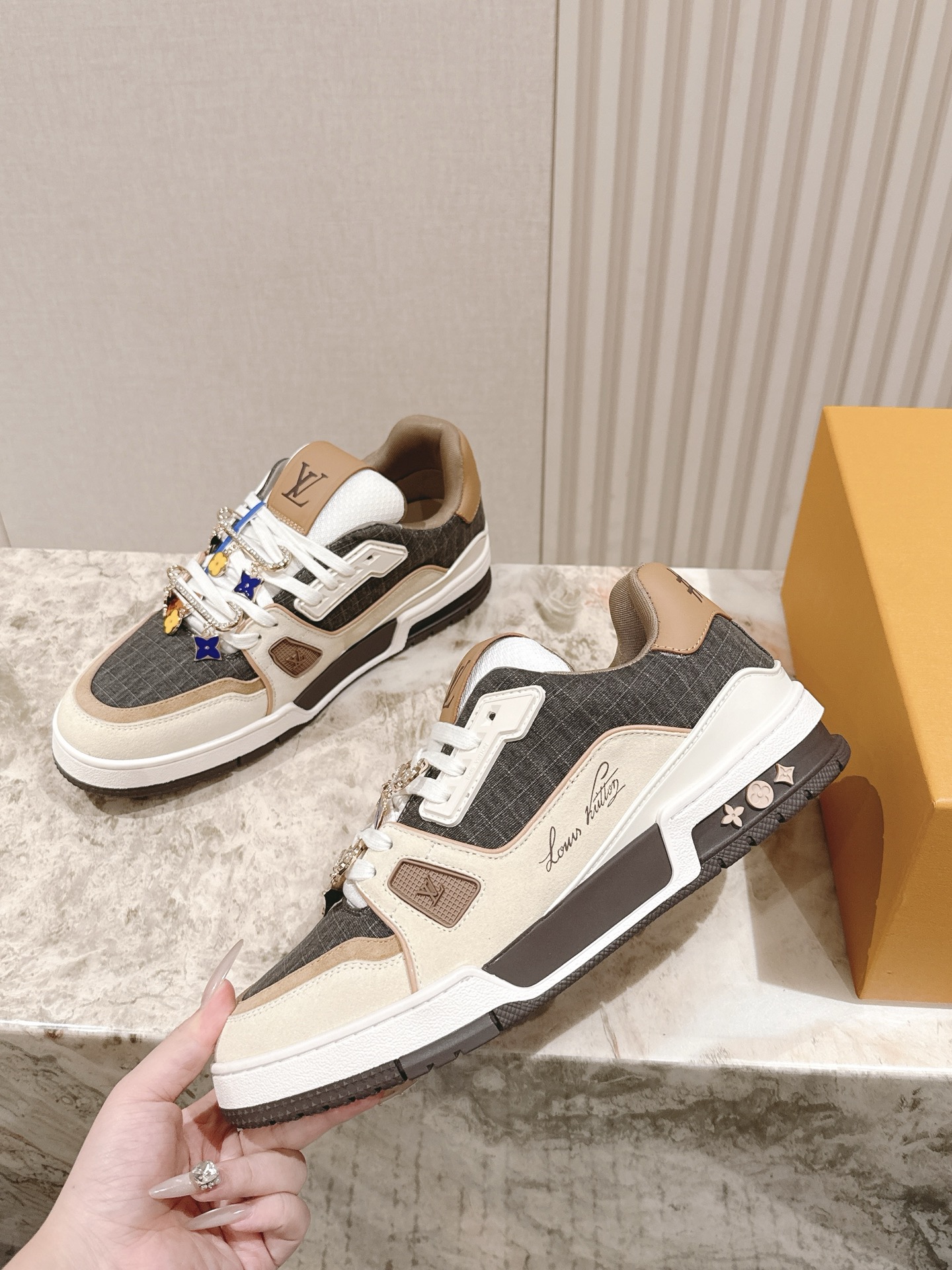 Louis Vuitton LV代购级新色 供应 驴家全系列 LVTrainer PVC 运动鞋