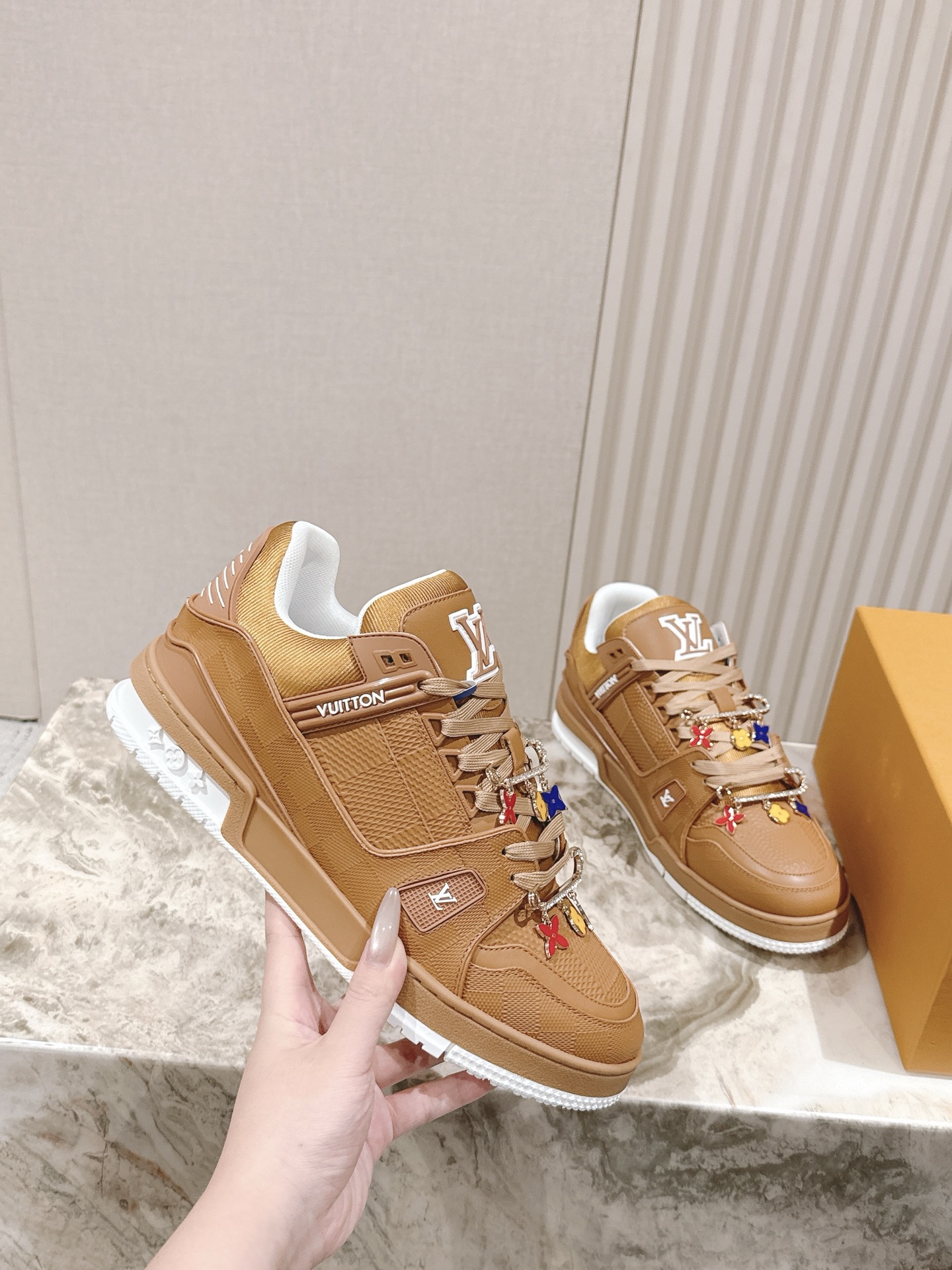 Louis Vuitton LV代购级新色 供应 驴家全系列 LVTrainer PVC 运动鞋