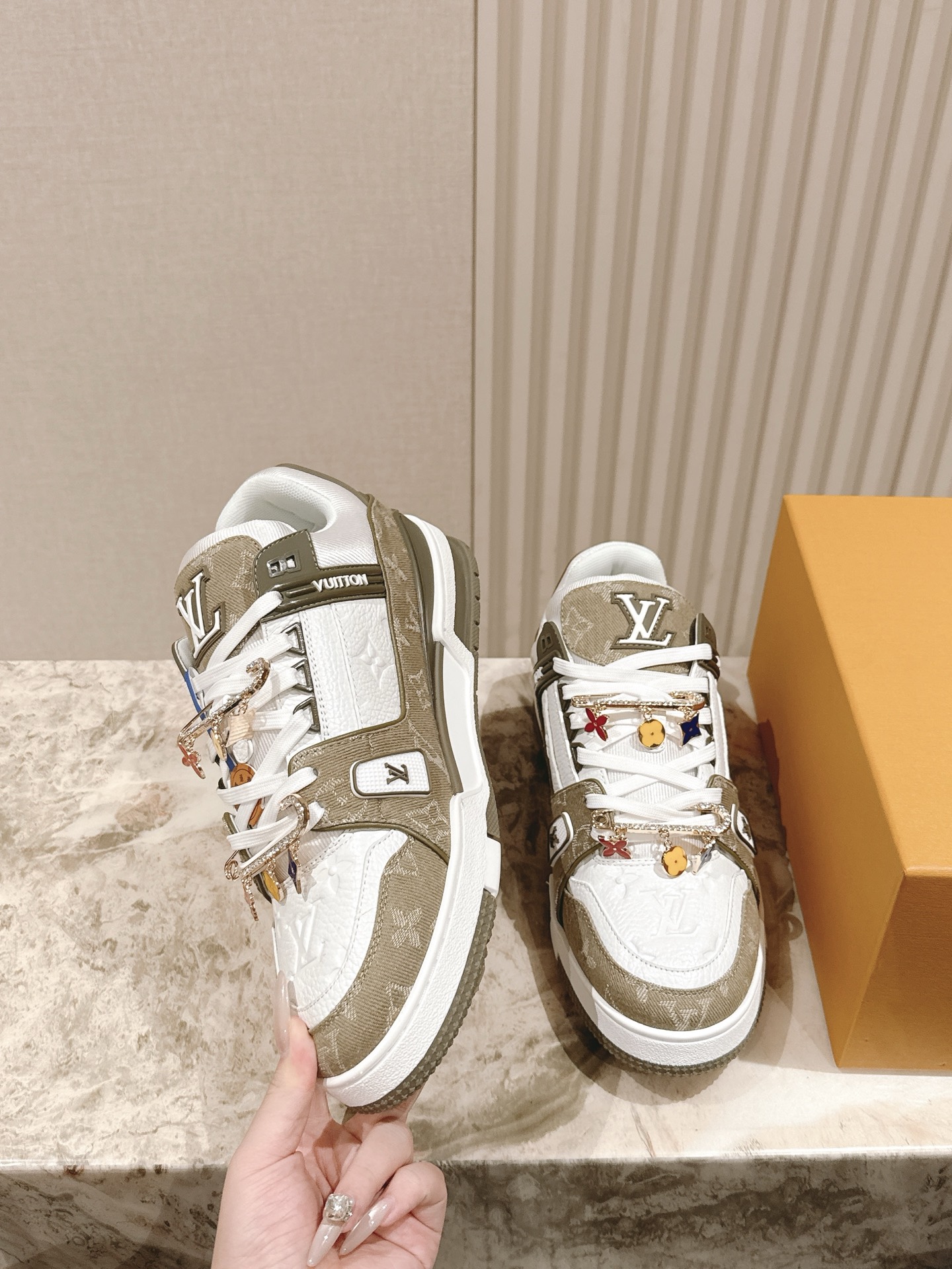 Louis Vuitton LV代购级新色 供应 驴家全系列 LVTrainer PVC 运动鞋