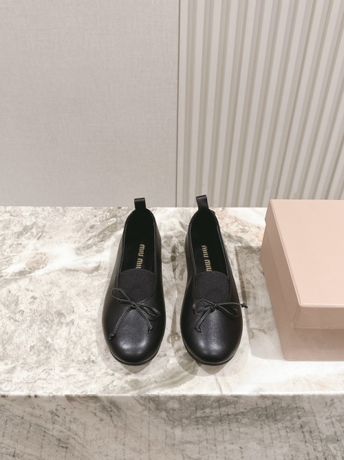 Miu Miu Ballerina Flats with Bow Detail - Comfortable & Stylish Shoes 1 Miu Miu Ballerina Flats with Bow Detail - Comfortable & Stylish Shoes