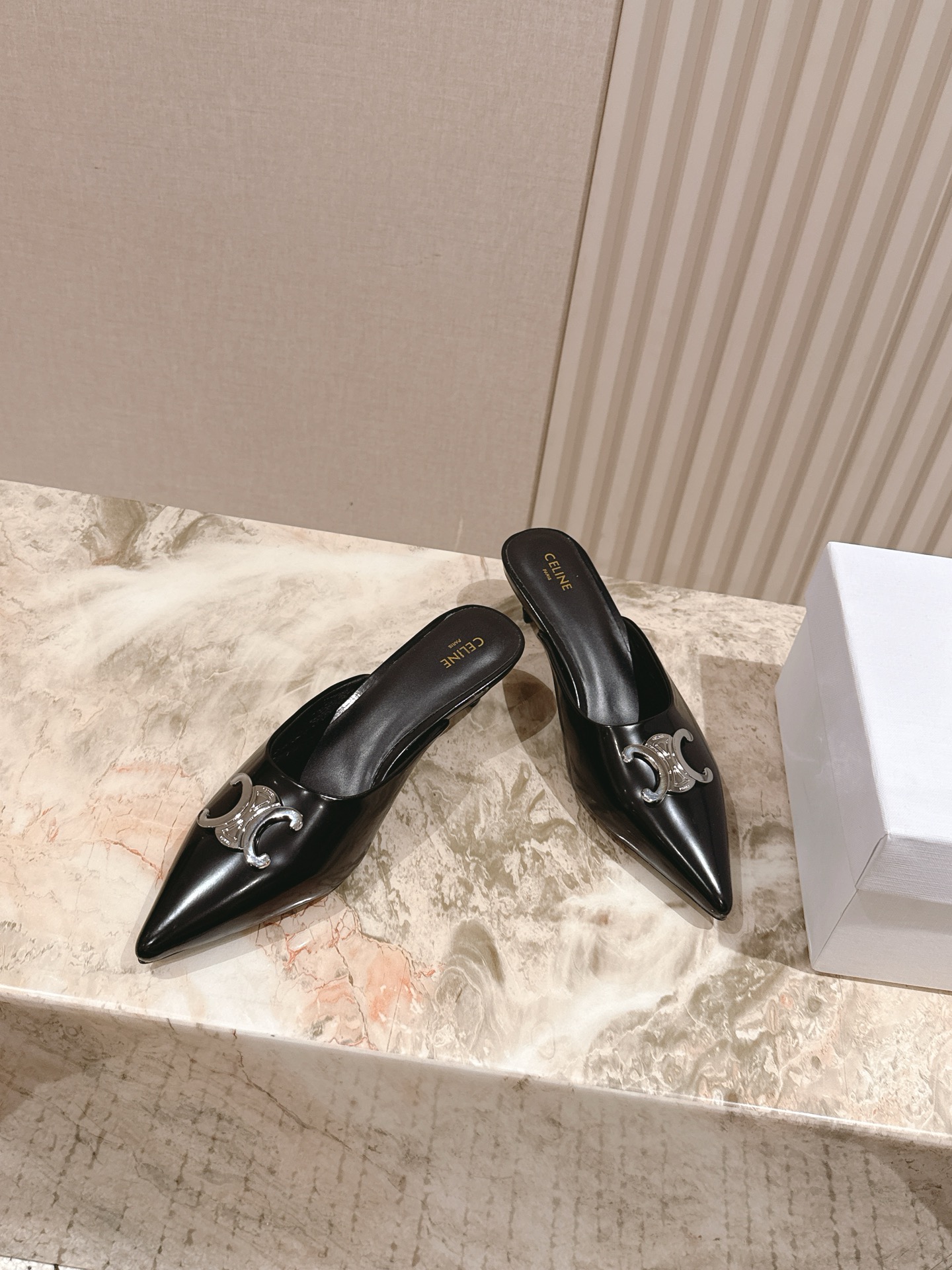 CELINE Summer Cowboy Bouquet: Silver-Head Heels and Classic French Aesthetic - 图片 2