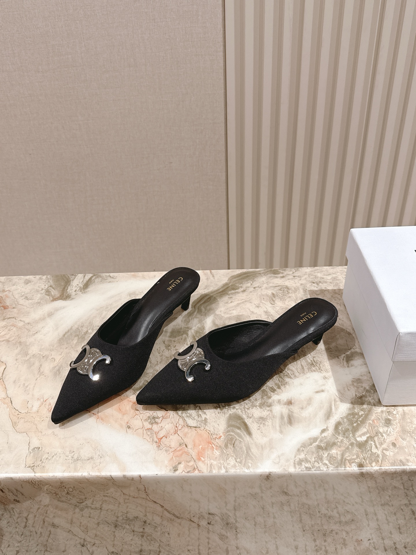 CELINE Summer Cowboy Bouquet: Silver-Head Heels and Classic French Aesthetics