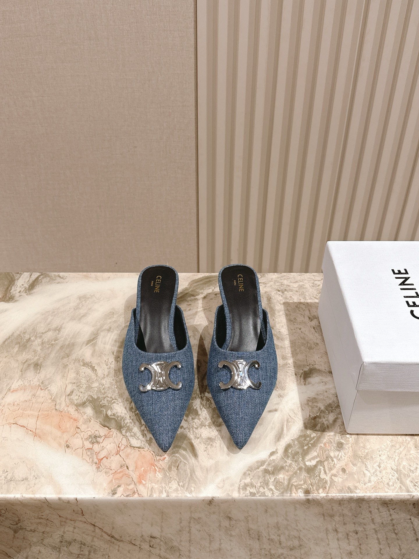 CELINE Summer Cowboy Bouquet: New Silver-Head Heels and Classic French Aesthetic Styles - 图片 5