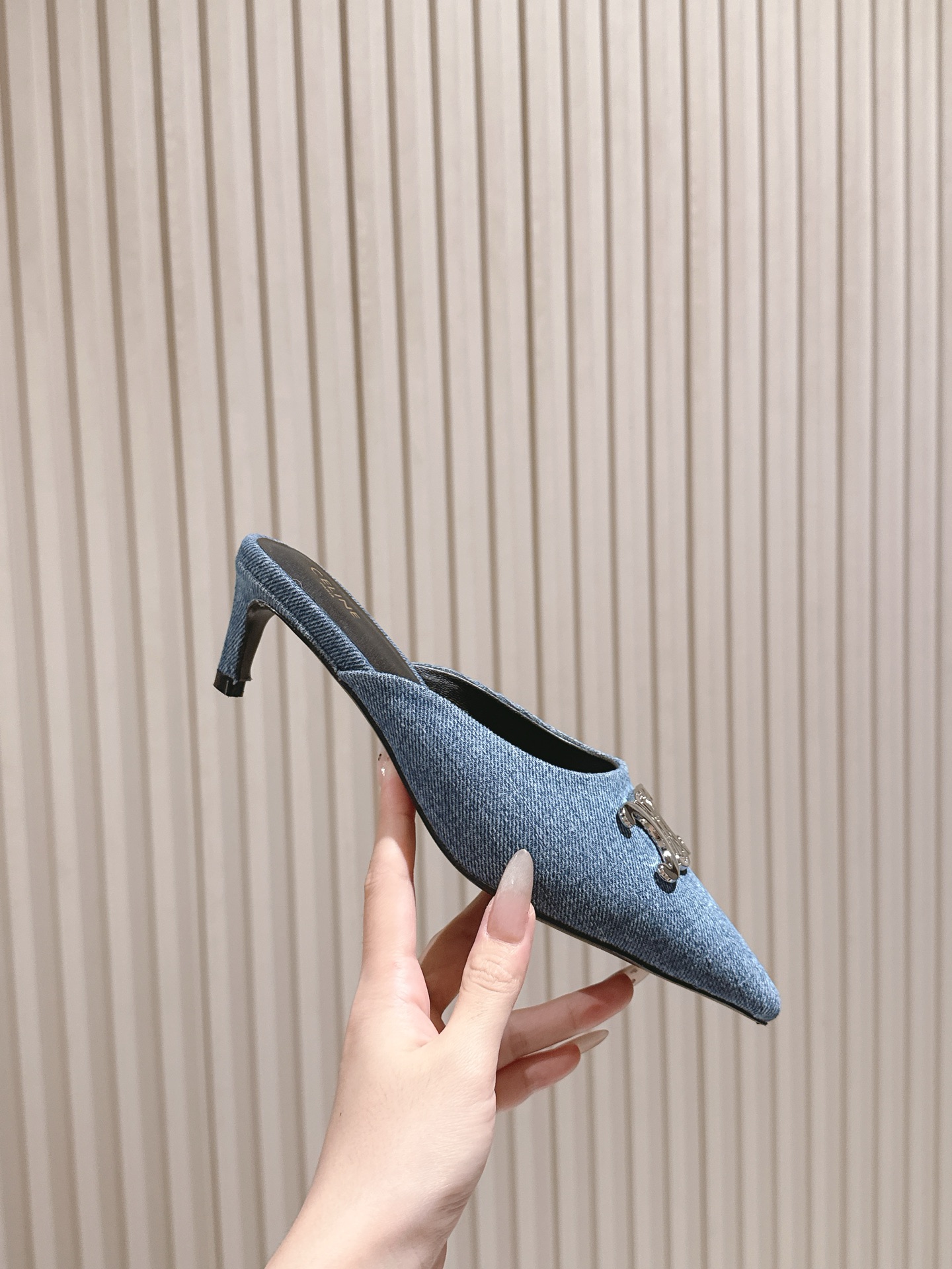 CELINE Summer Cowboy Bouquet: New Silver-Head Heels and Classic French Aesthetic Styles - 图片 7