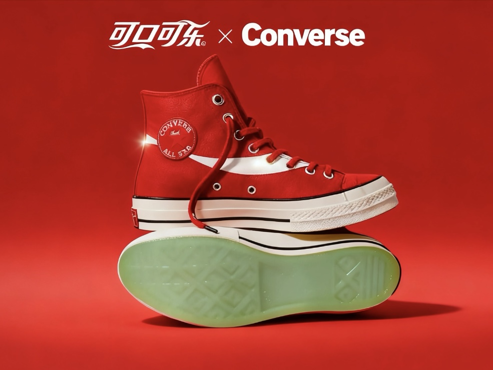 年末联名 重磅来袭‼️ Coca-Cola x Converse 匡威 可口可乐联名