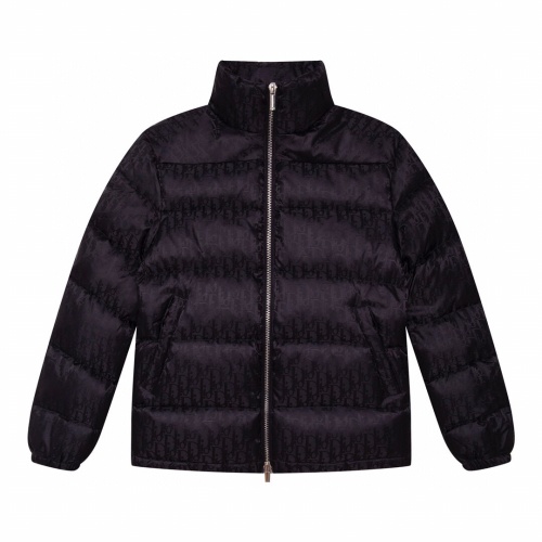 Dior 2023 Fall/Winter Unisex Down Jacket with All-Over Logo Print