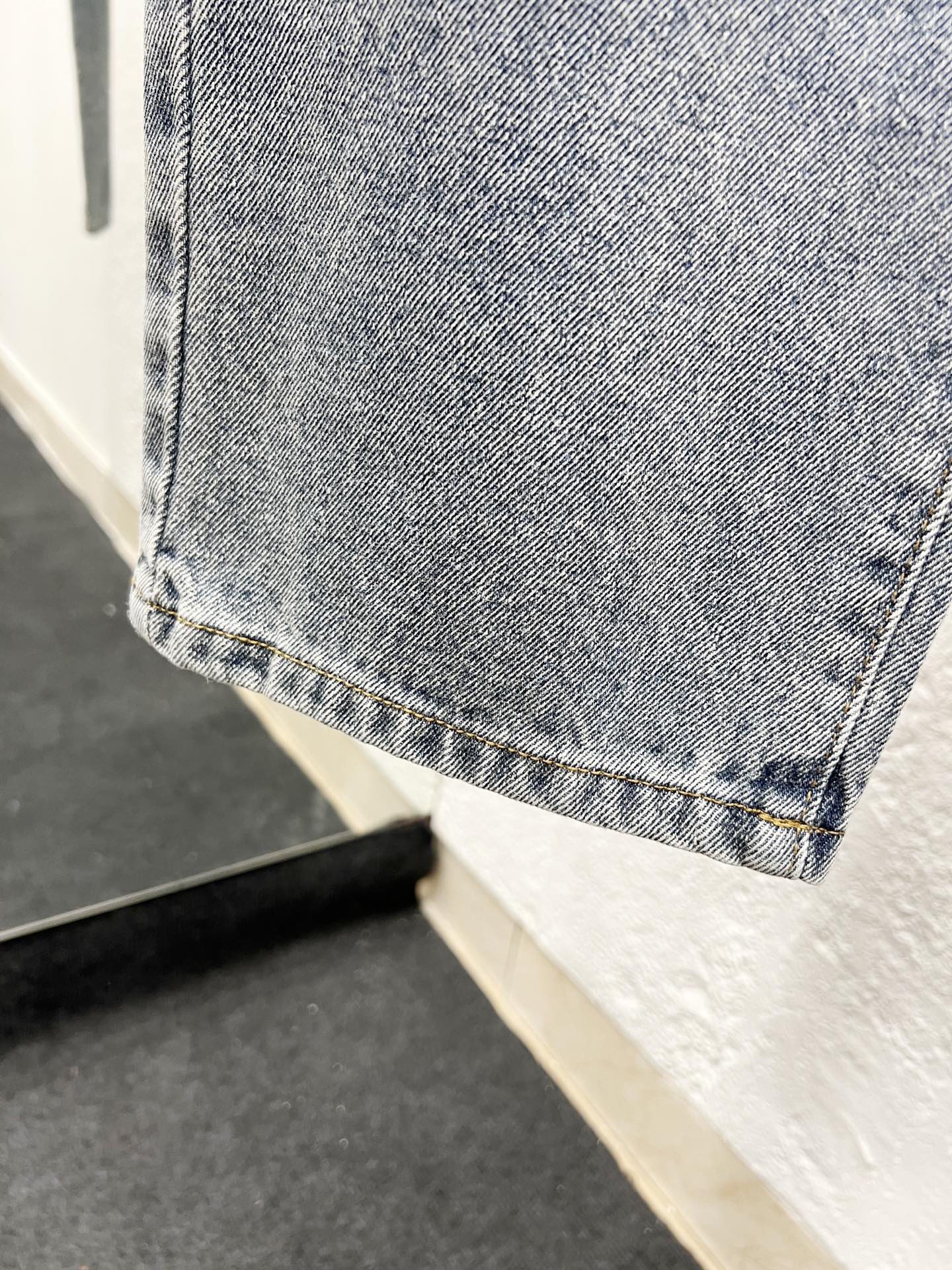 Balenciaga Straight-Leg Denim Jeans with Logo Print in Blue 9 i1756282234758 2196 0 7