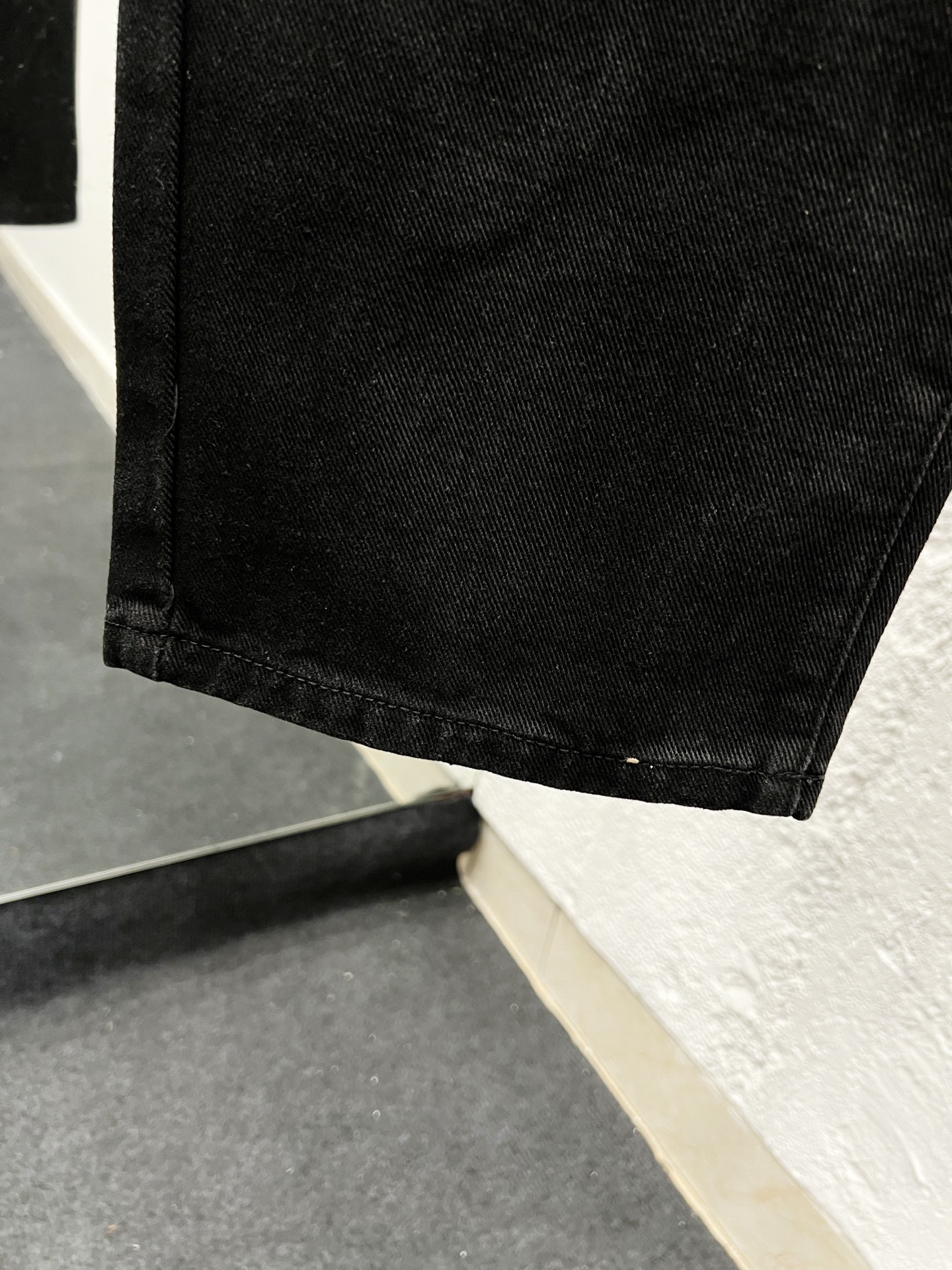 Balenciaga Men's Black Logo Print Straight Leg Jeans 5 i1758854173810 1409 0 3