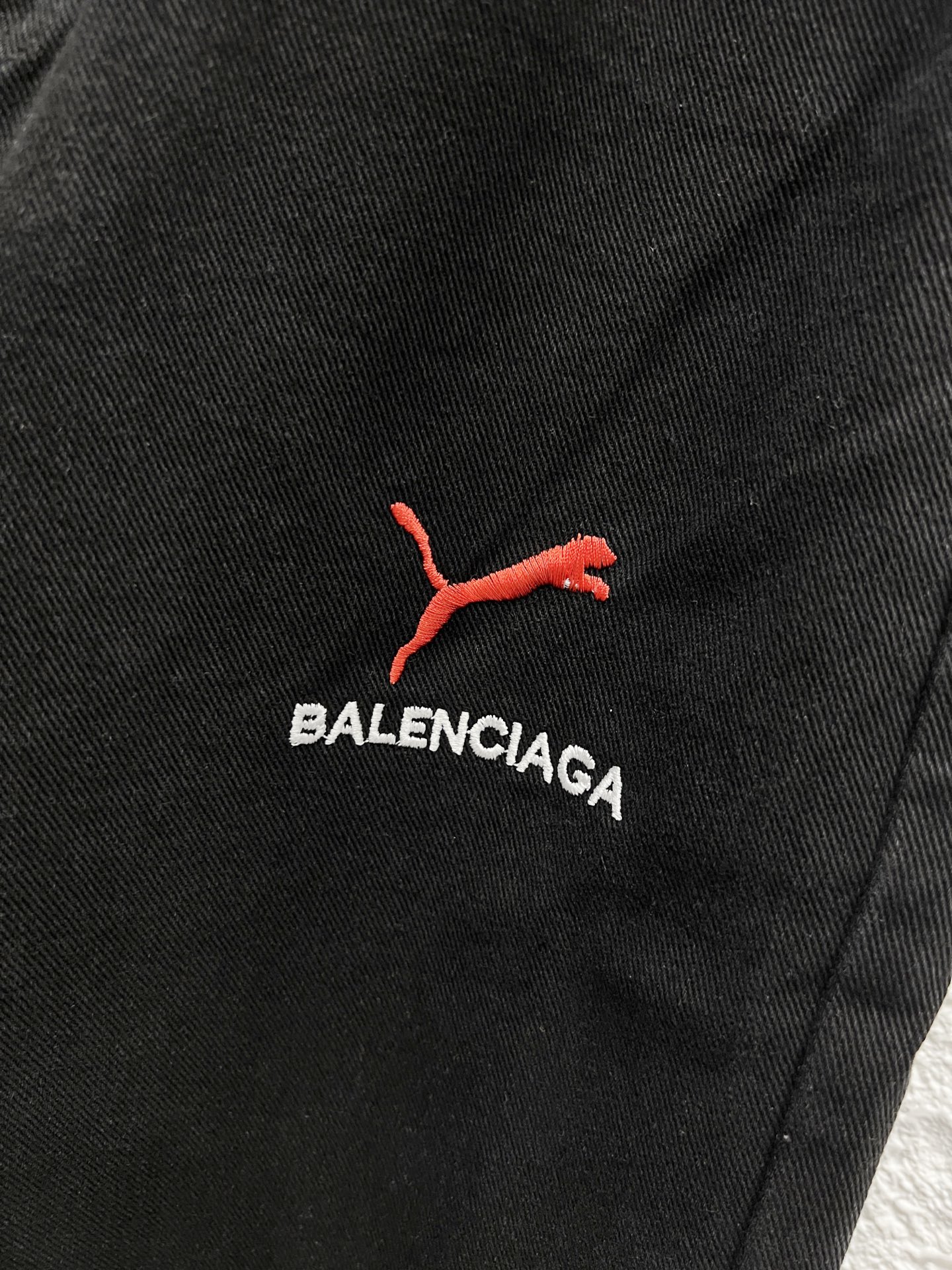 Balenciaga Men's Black Logo Print Straight Leg Jeans 7 i1758854175441 6651 0 5